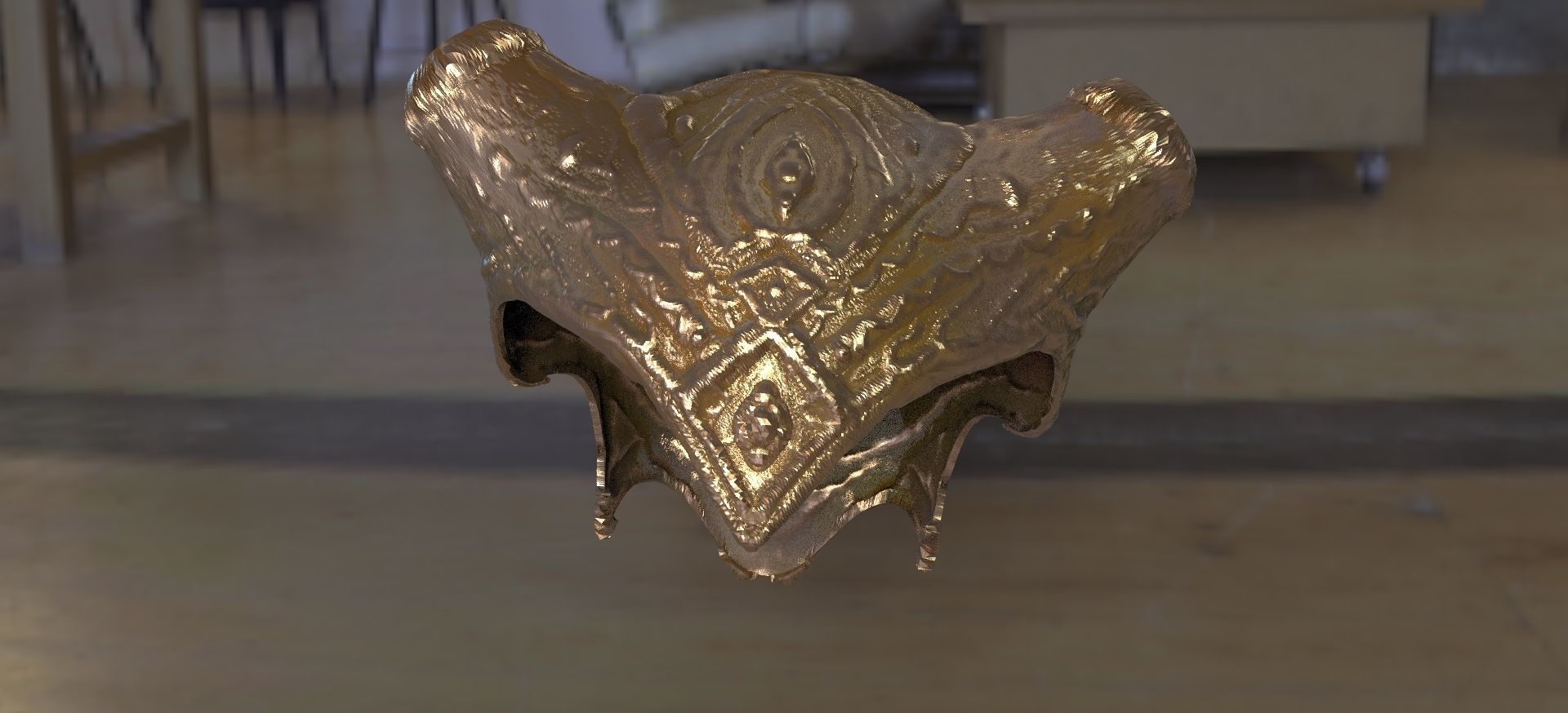 Alien Crown 3D model_1