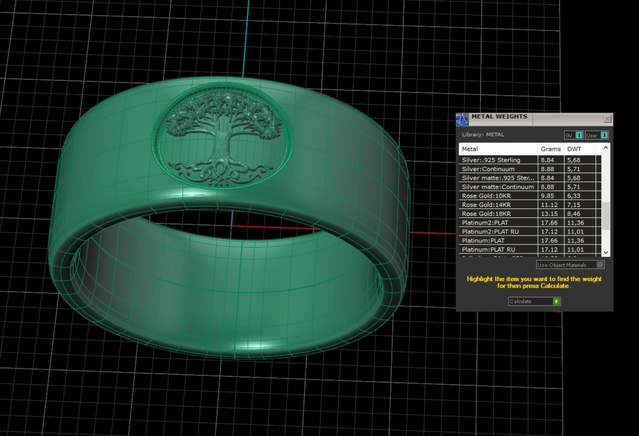 Ring Tree 3D print model_5
