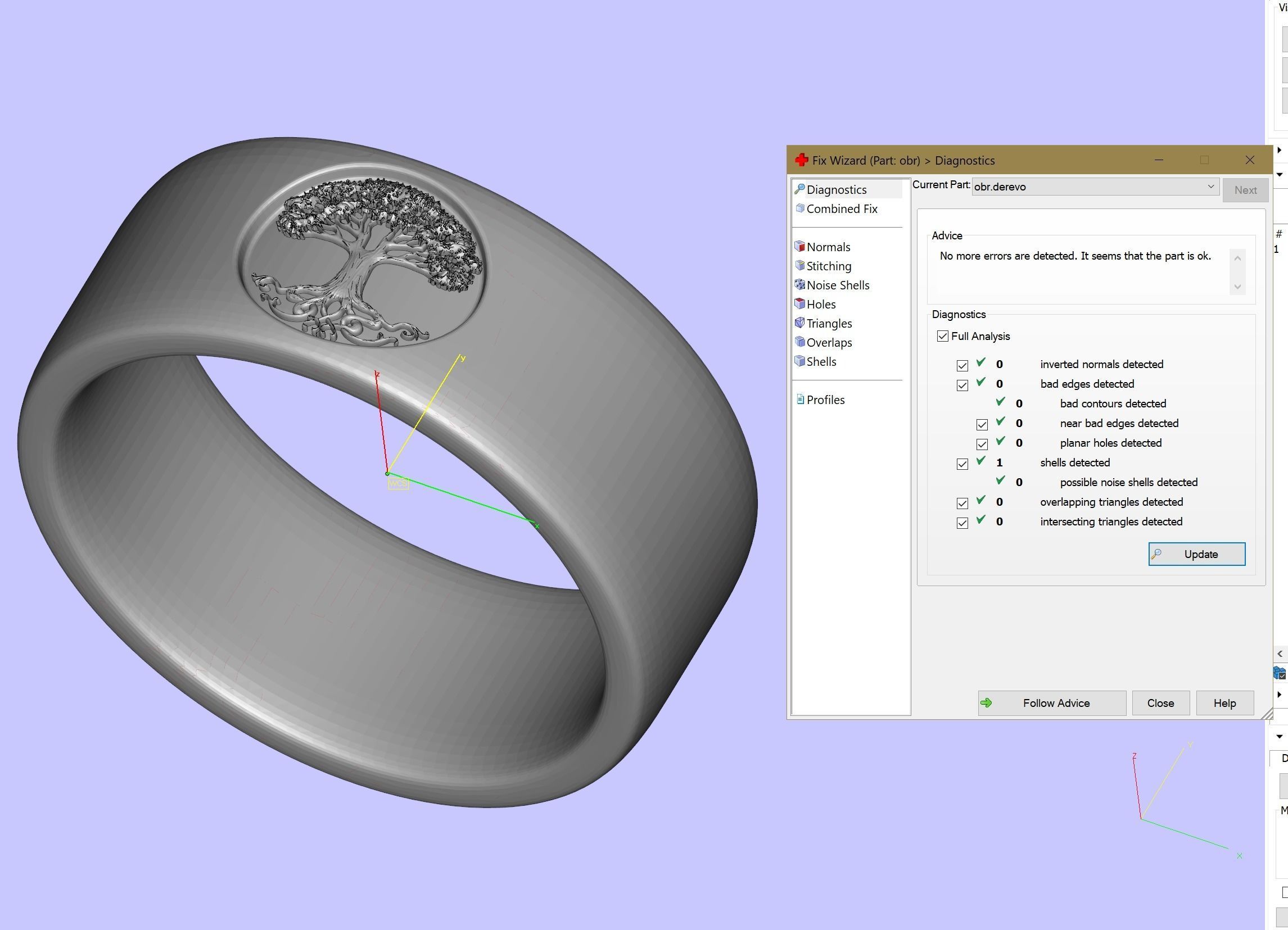 Ring Tree 3D print model_4