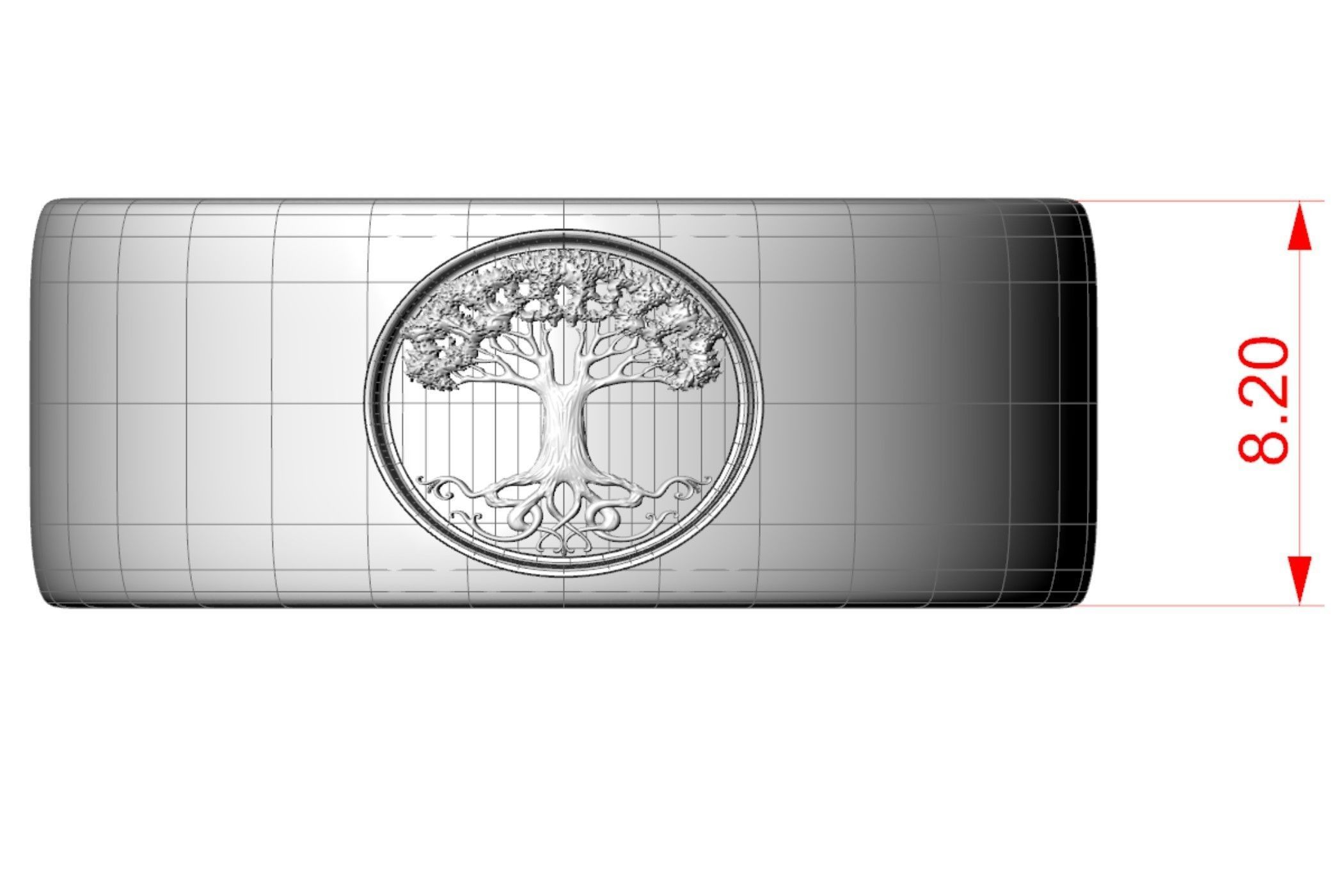 Ring Tree 3D print model_2