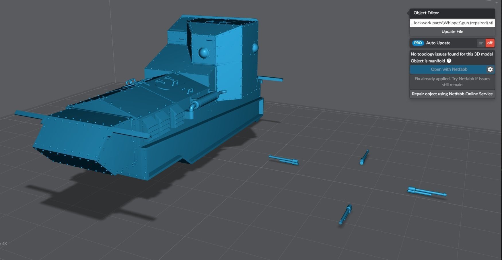 Mark A Whippet Scale model   3D print model_5