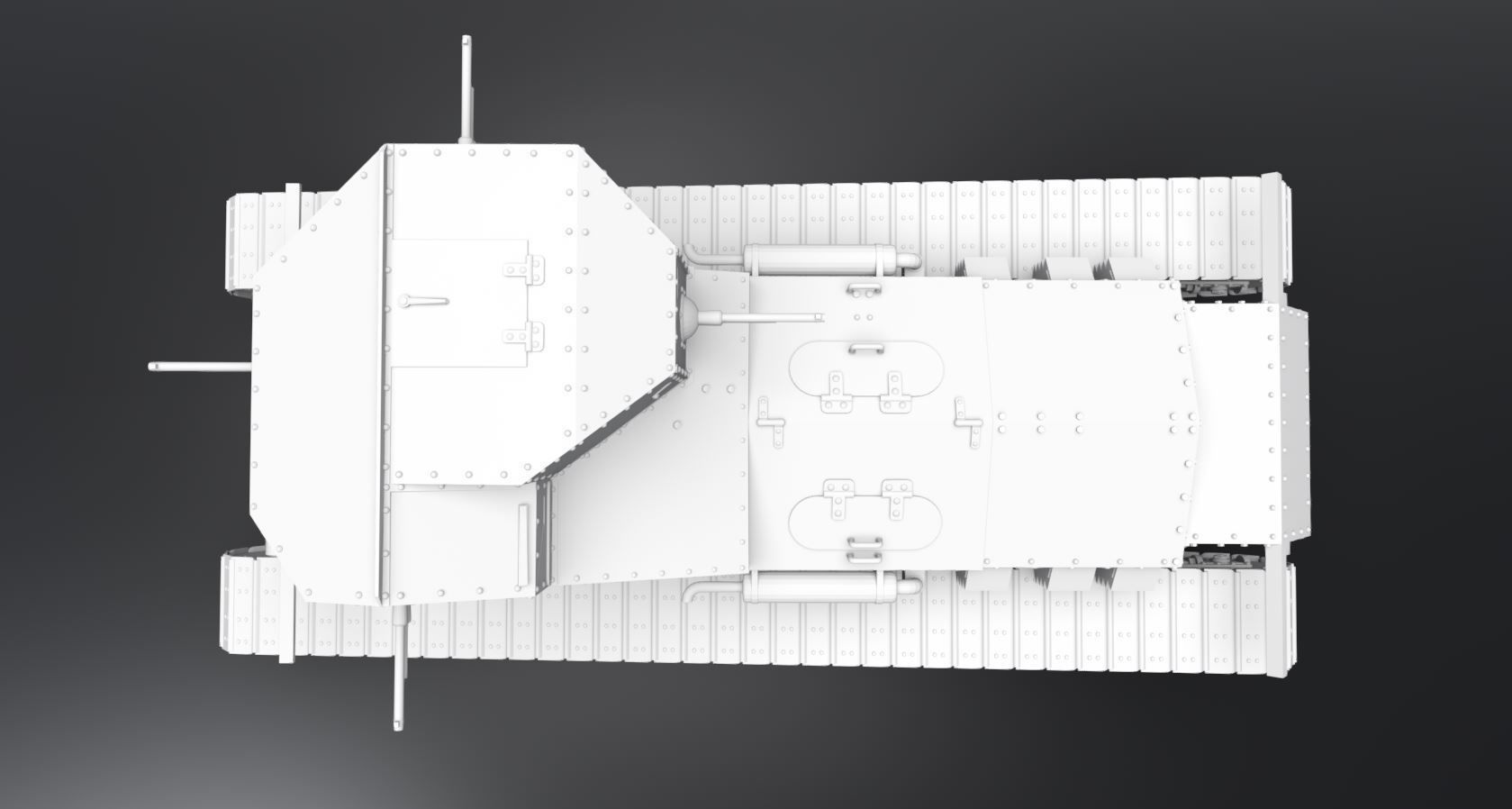 Mark A Whippet Scale model   3D print model_3