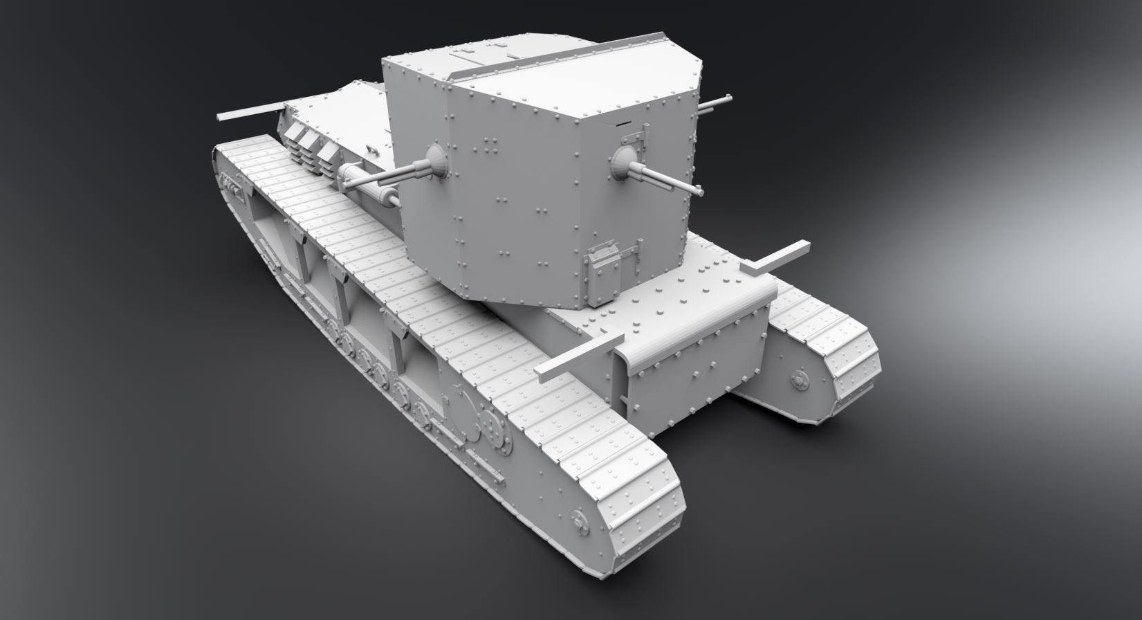 Mark A Whippet Scale model   3D print model_2