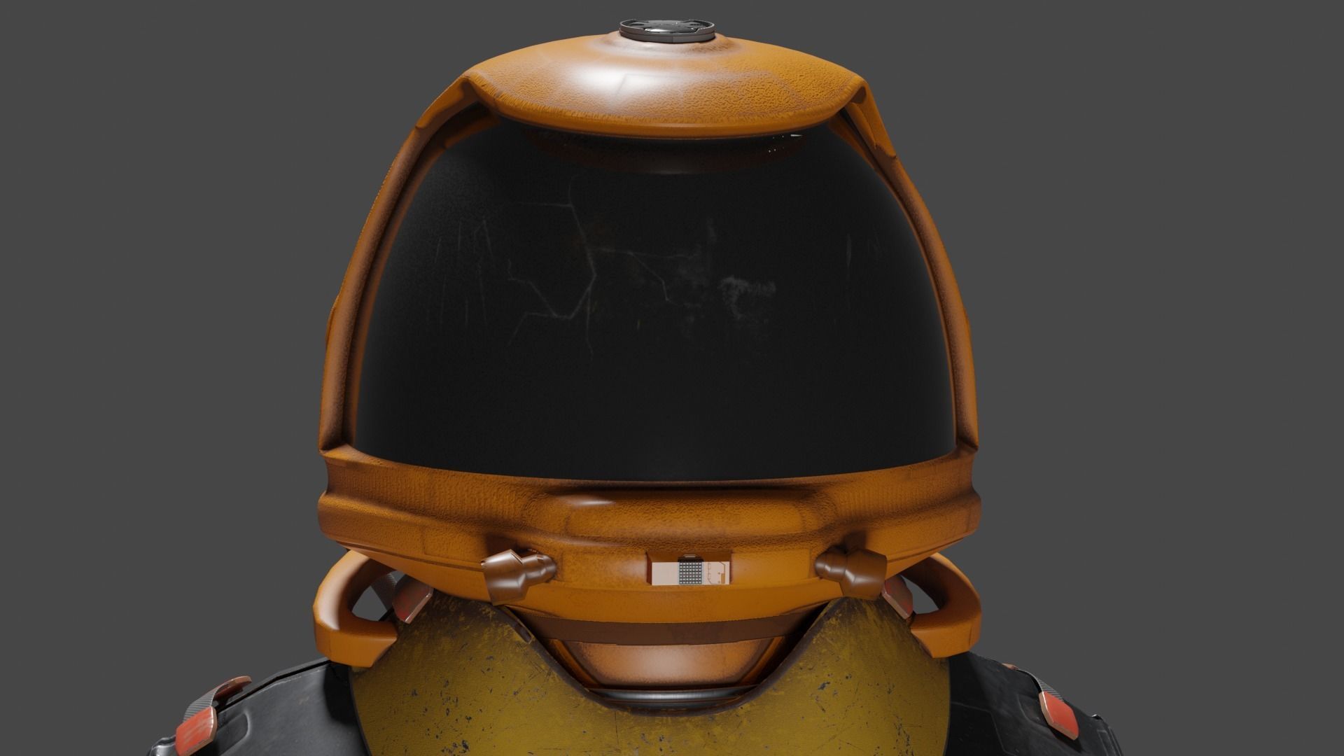 Space miner suit 3D model_10