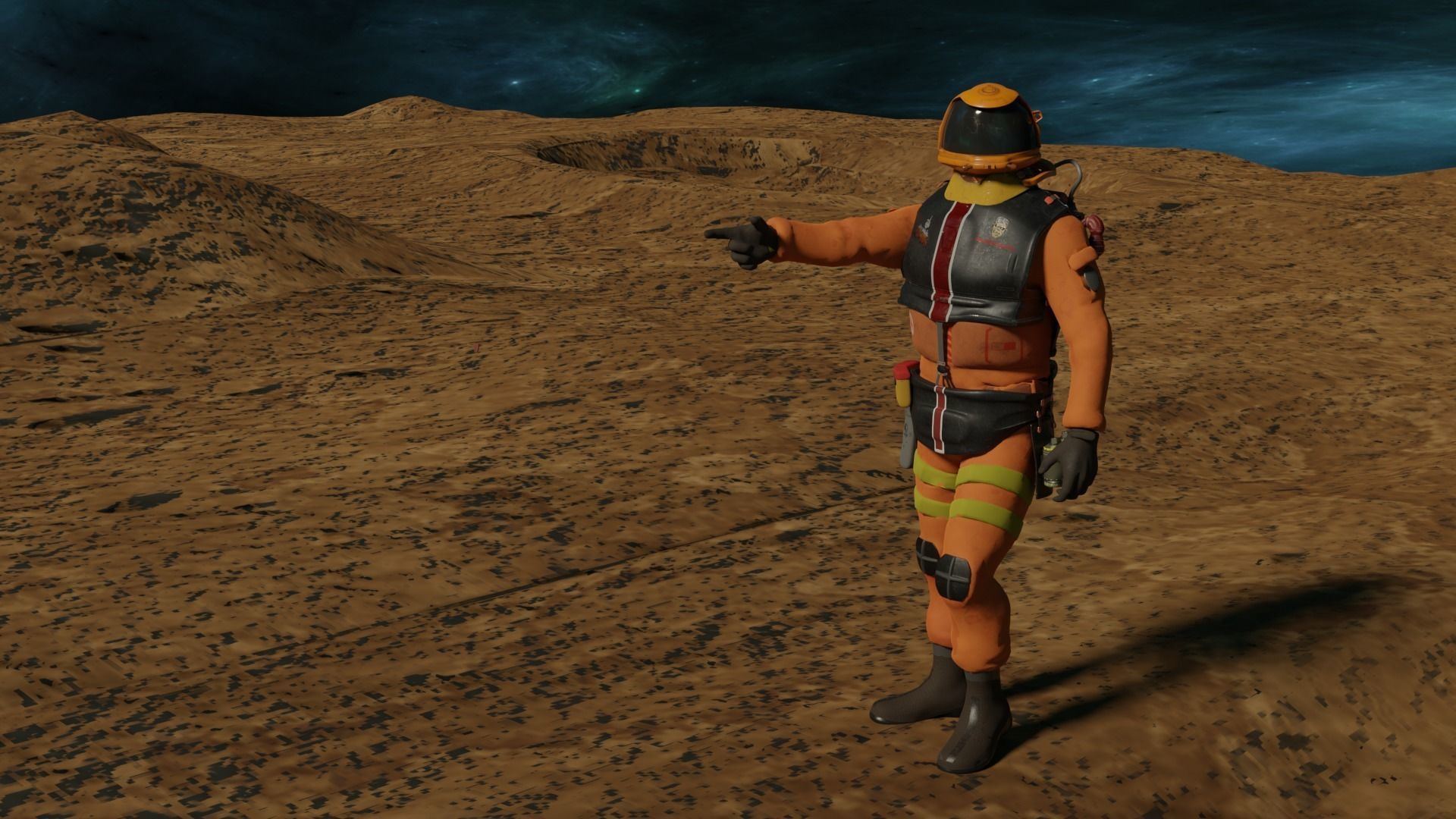 Space miner suit 3D model_1