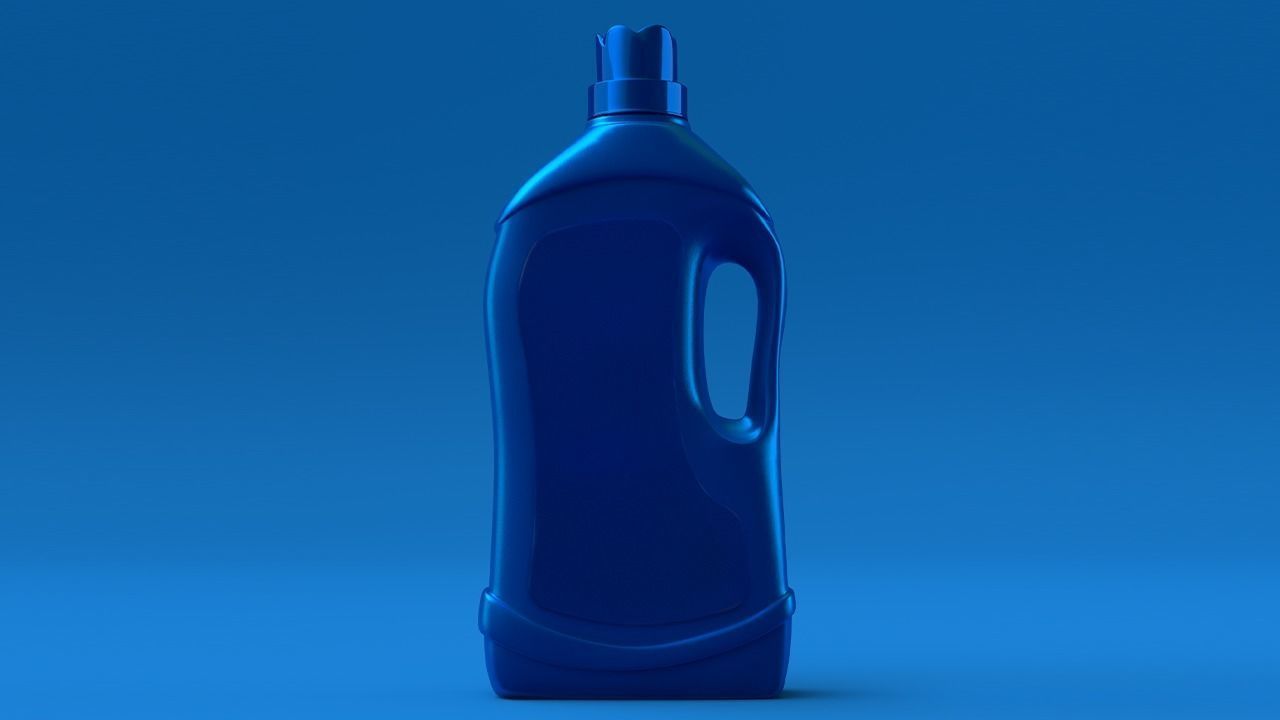 Detergent Bottle 3D model -  Liquid Detergent - Washing Powder Low-poly 3D model_5