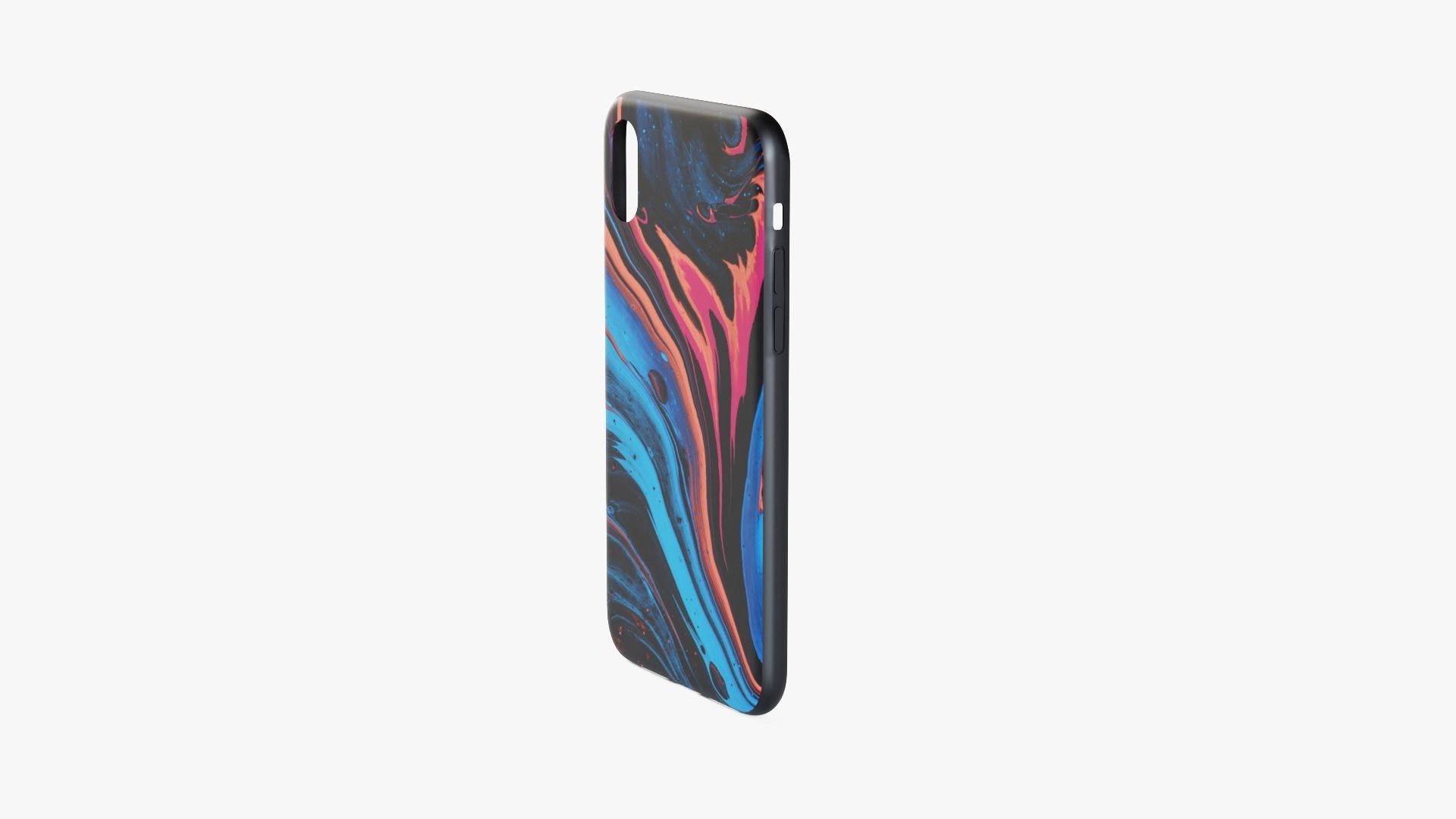 iPhone XR Case 8 Low-poly 3D model_3