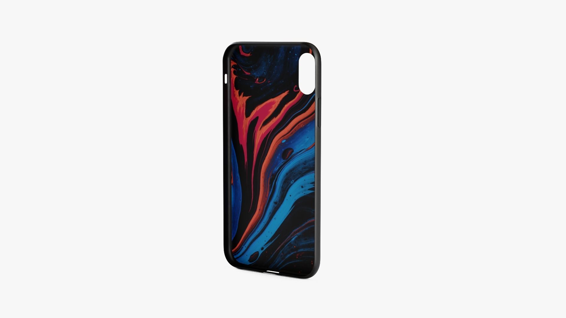 iPhone XR Case 8 Low-poly 3D model_5