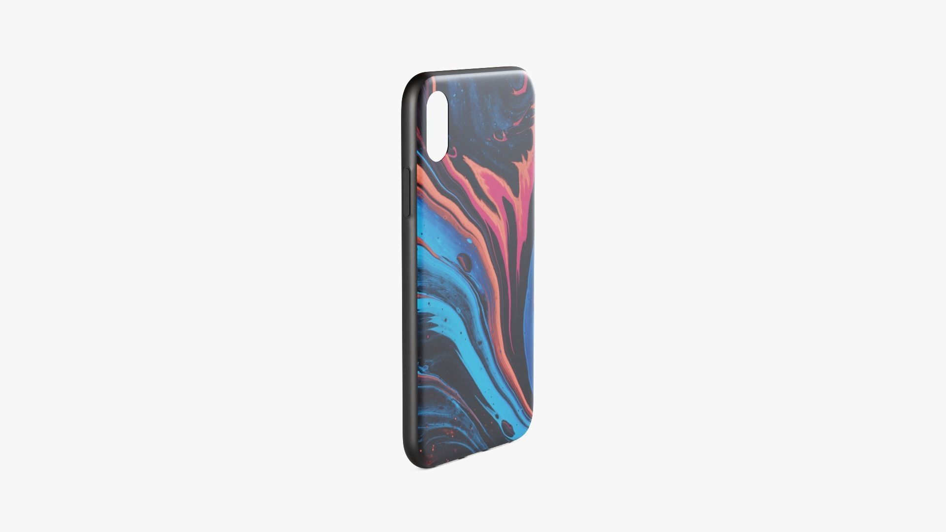 iPhone XR Case 8 Low-poly 3D model_2
