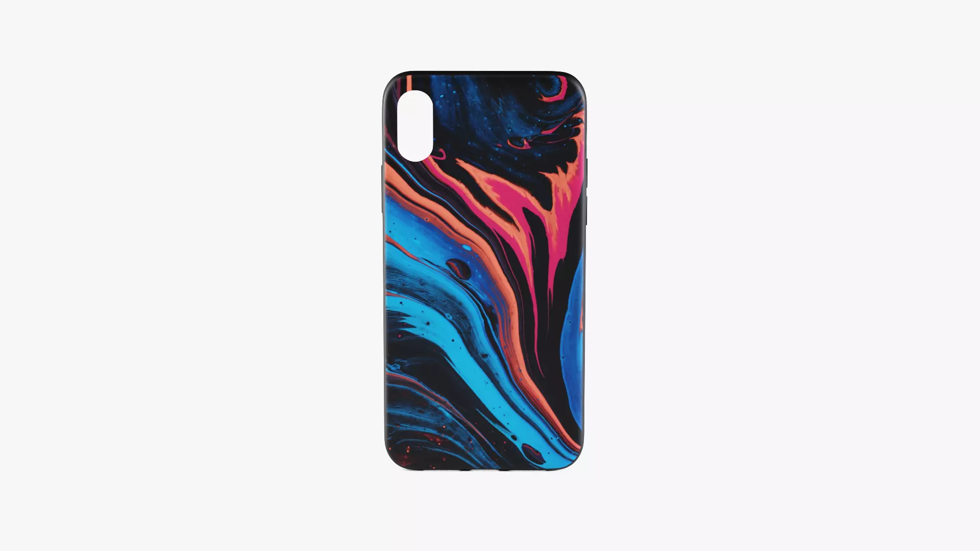 iPhone XR Case 8 Low-poly 3D model_0
