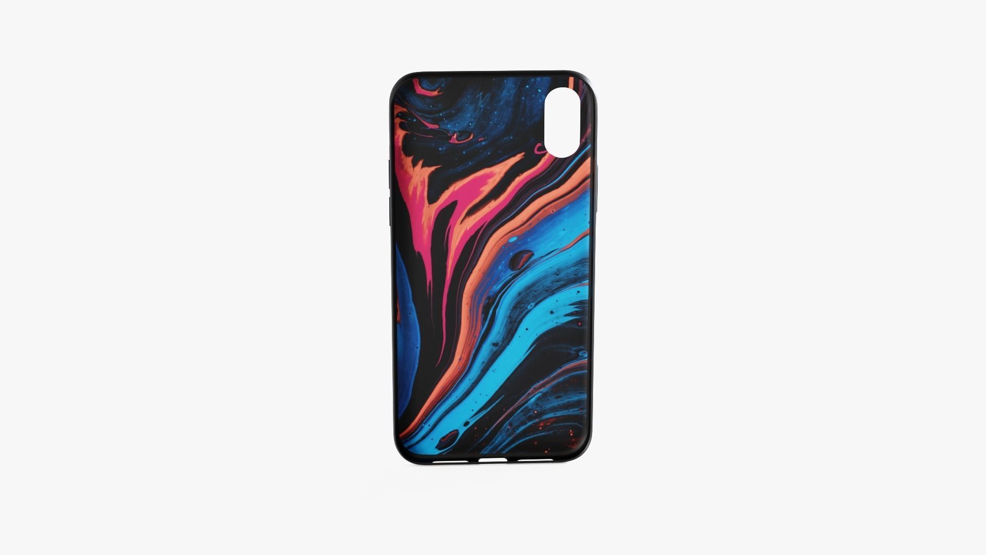iPhone XR Case 8 Low-poly 3D model_9