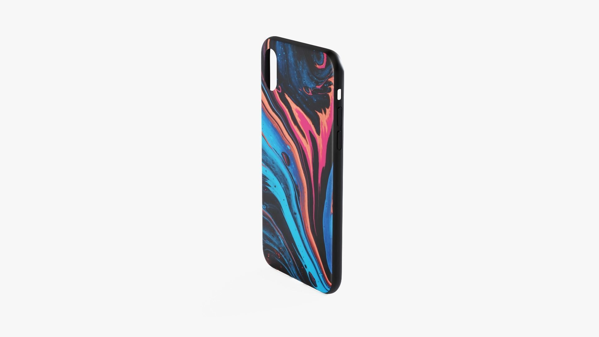 iPhone XR Case 8 Low-poly 3D model_11