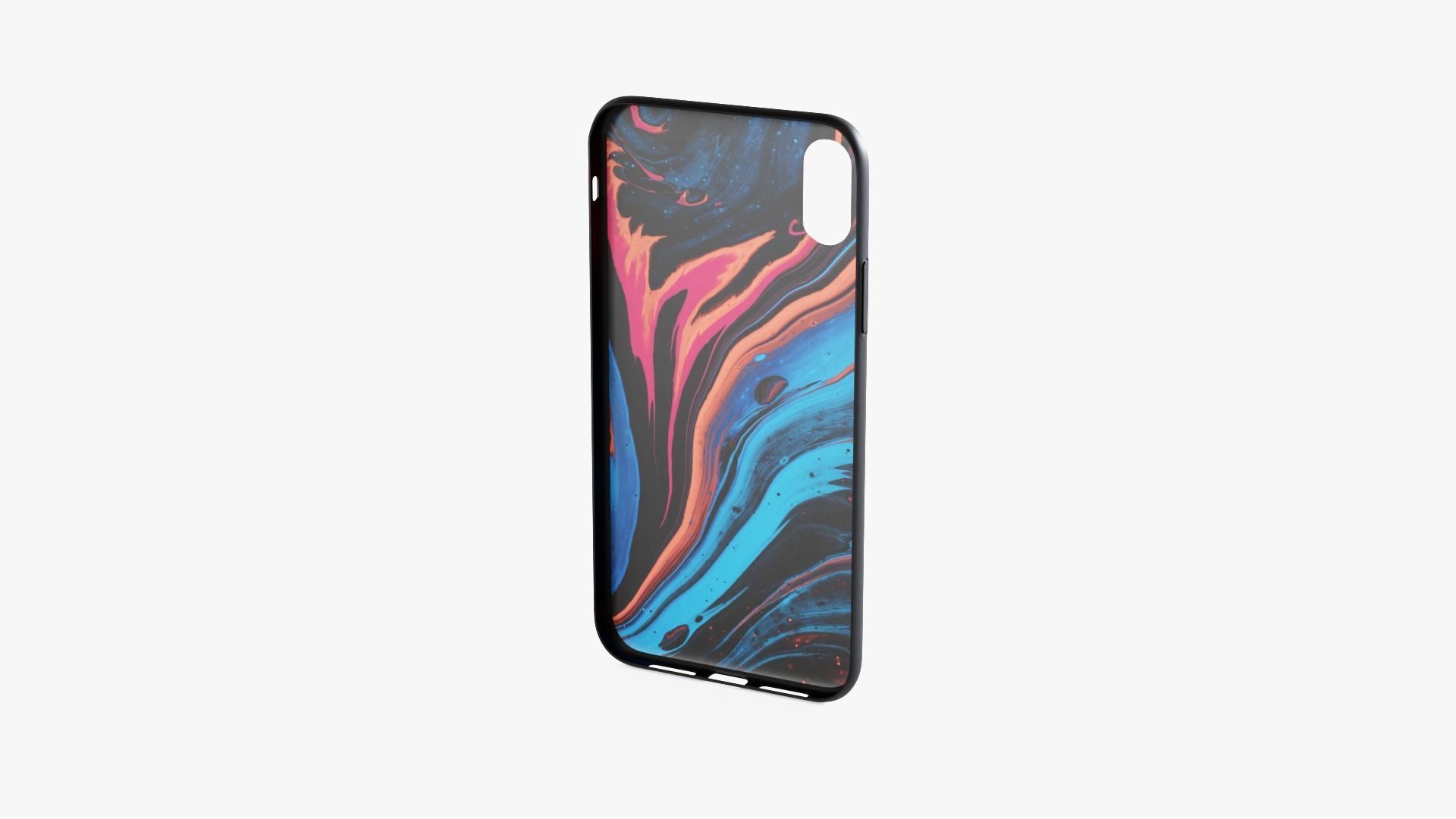 iPhone XR Case 8 Low-poly 3D model_8