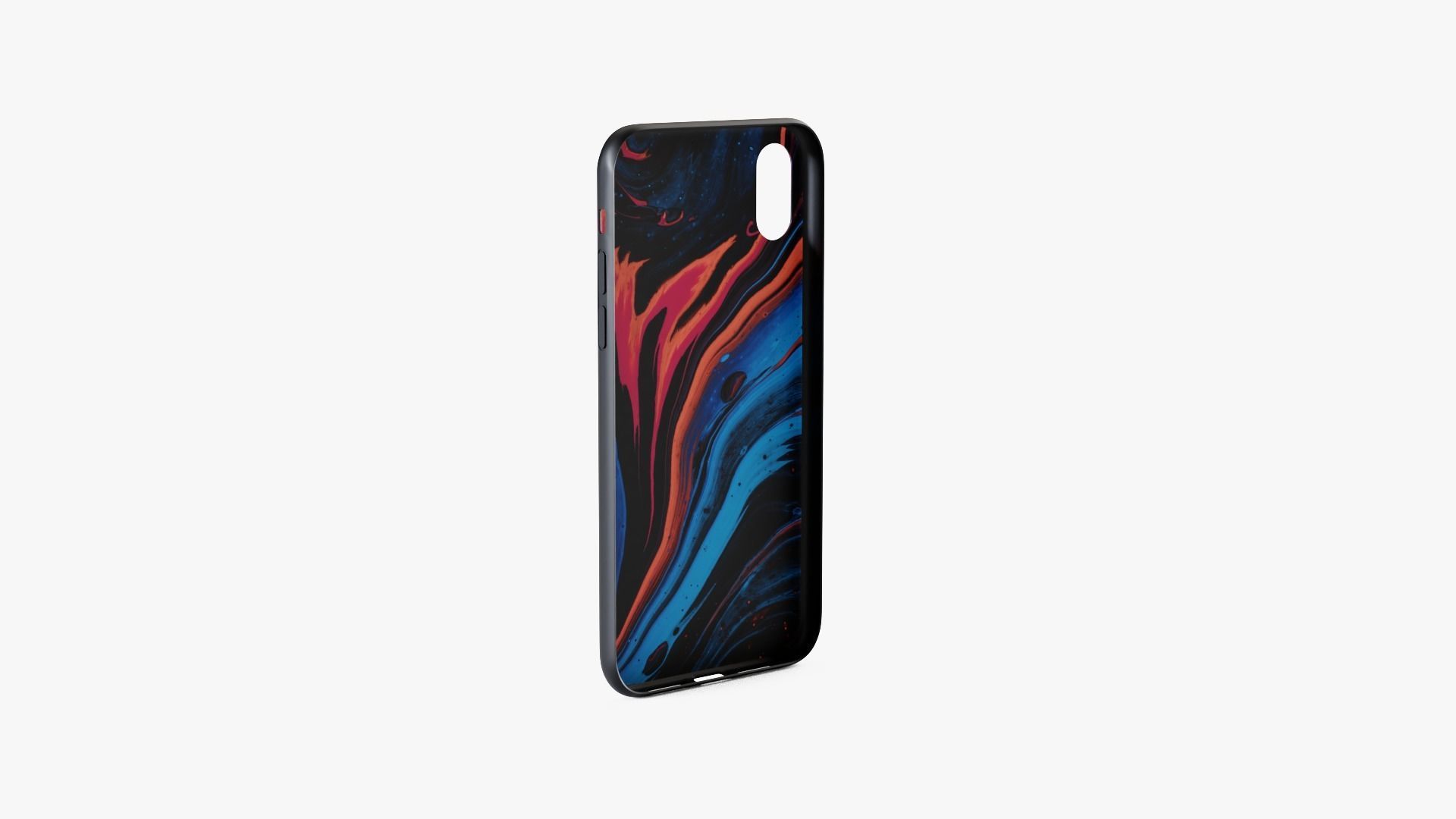 iPhone XR Case 8 Low-poly 3D model_4