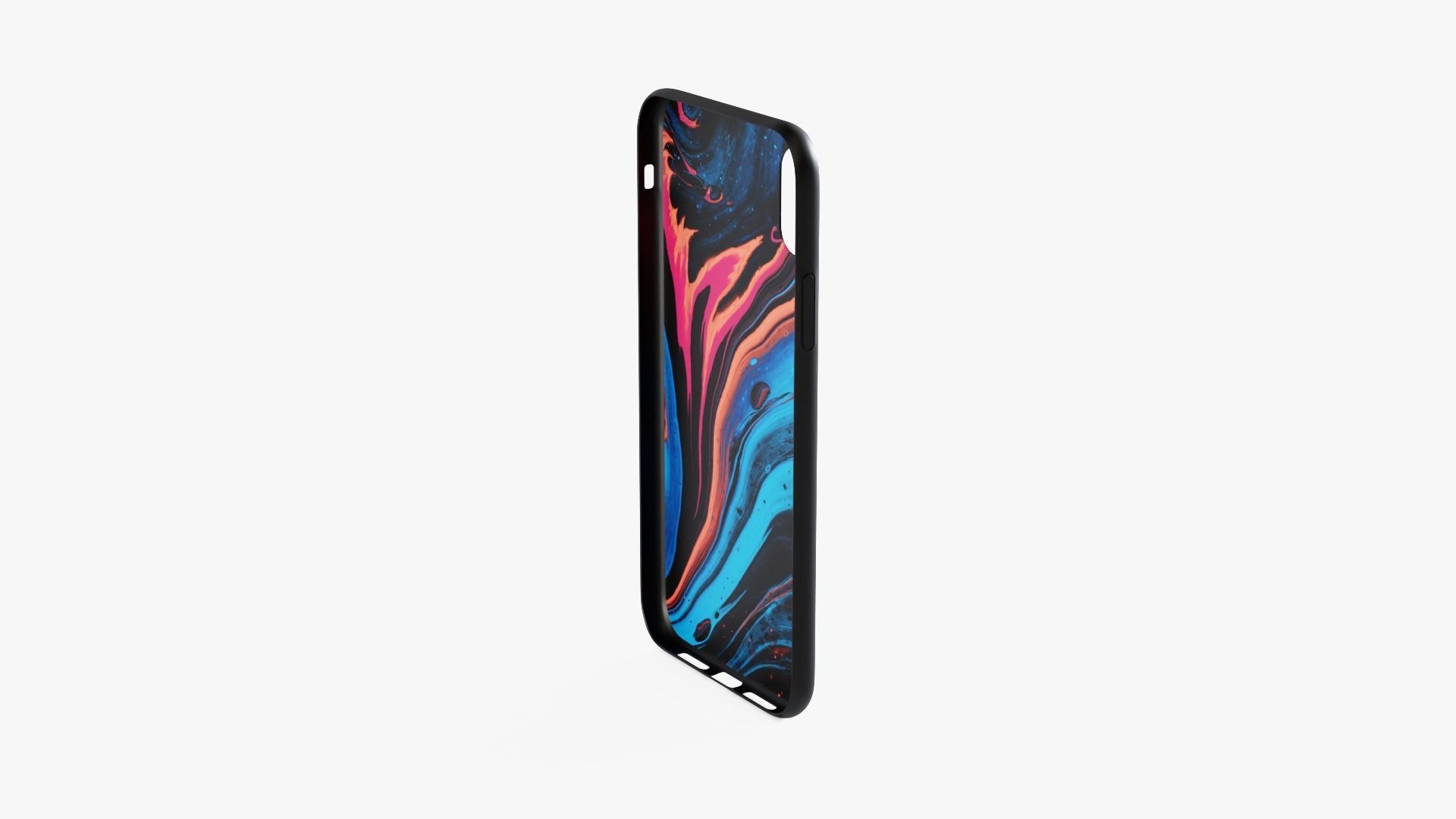 iPhone XR Case 8 Low-poly 3D model_7
