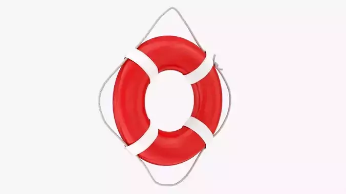 Life-buoy ring 3D model