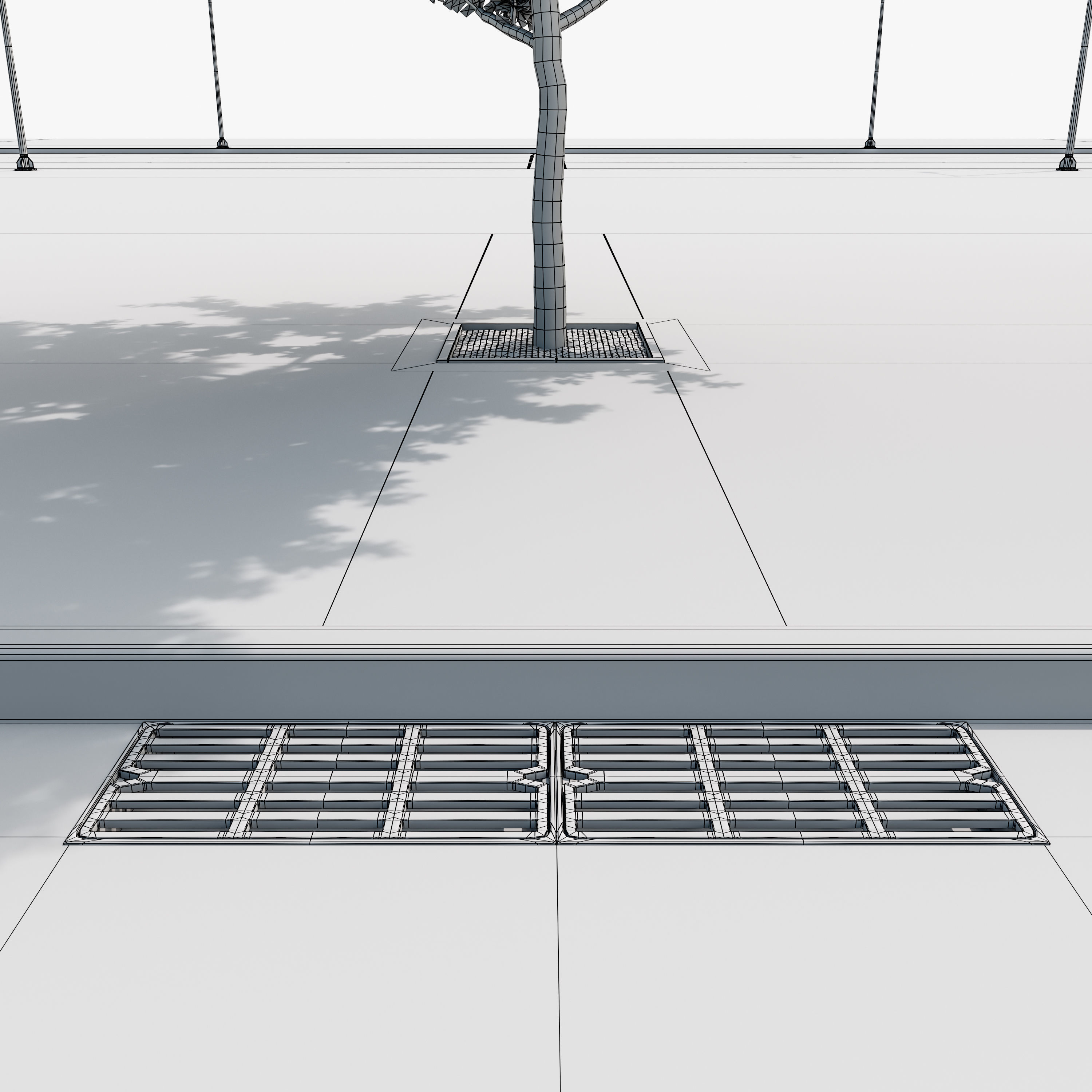 Road Fothpath Pack Low-poly 3D model_57