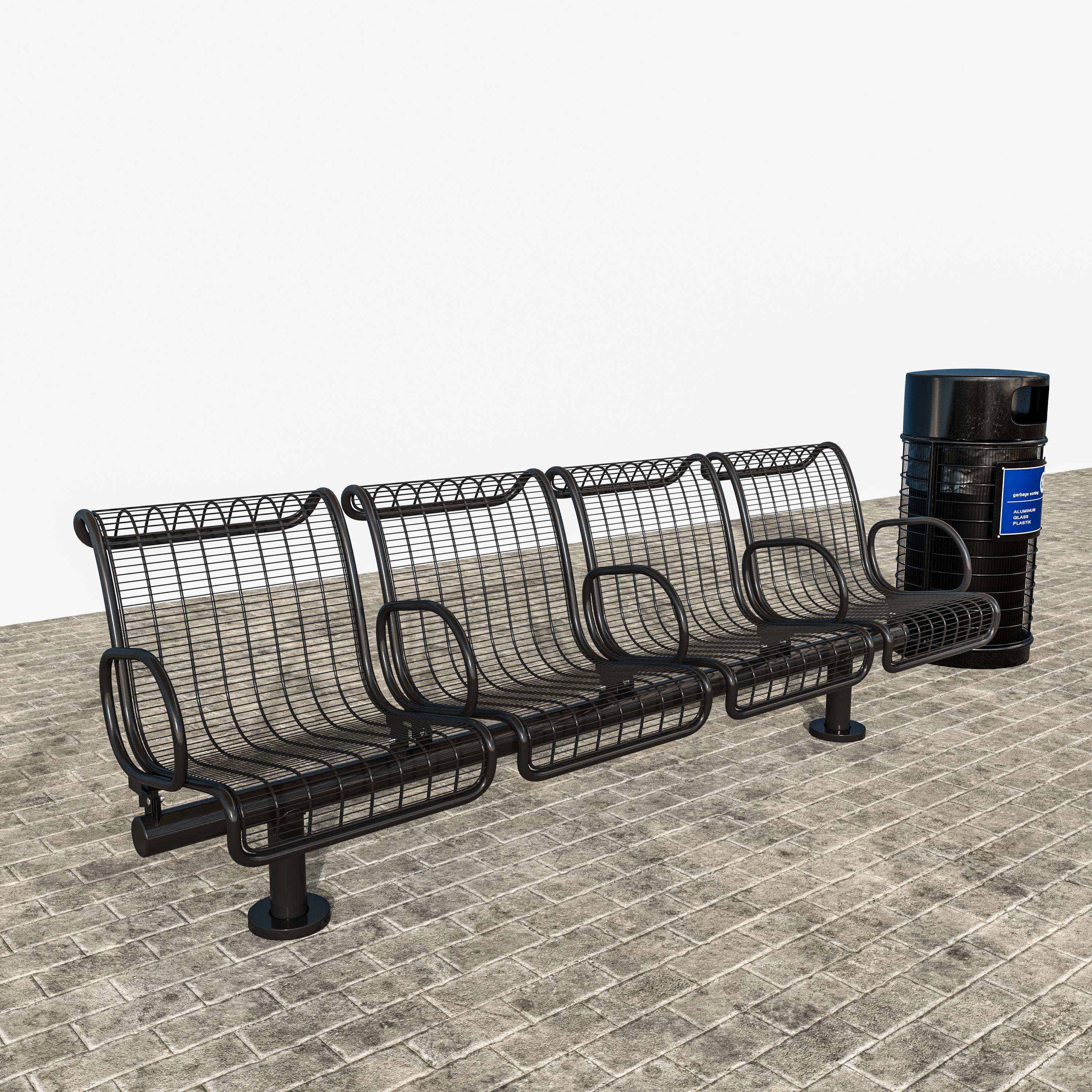 Road Fothpath Pack Low-poly 3D model_37