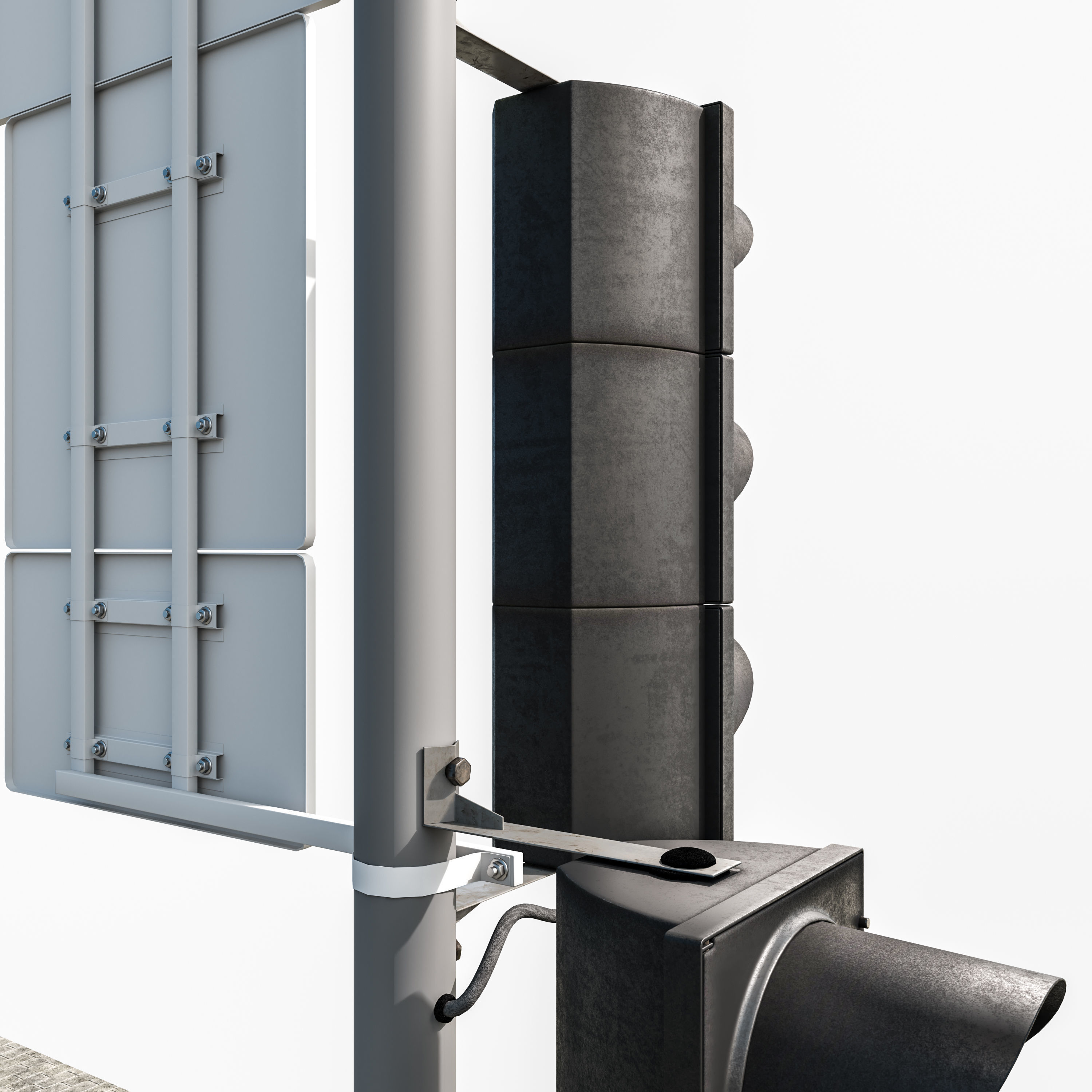 Road Fothpath Pack Low-poly 3D model_41