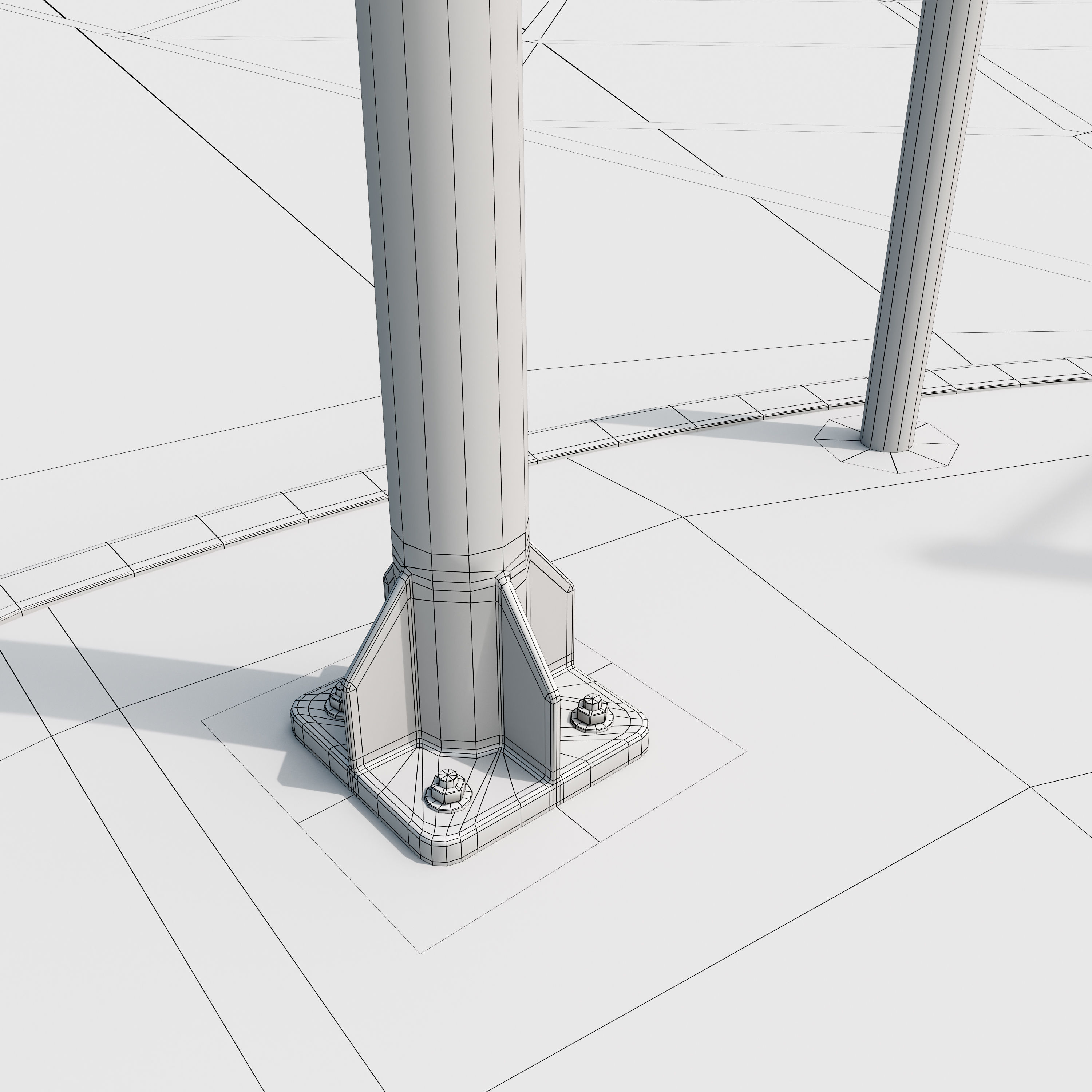 Road Fothpath Pack Low-poly 3D model_48