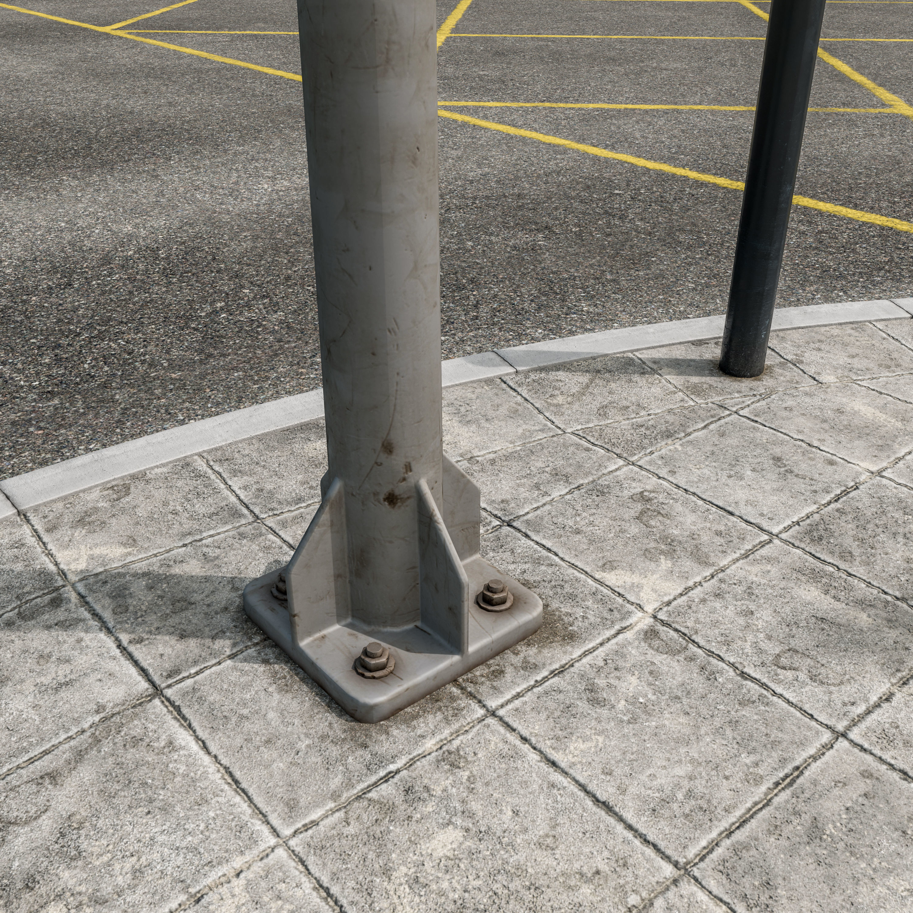 Road Fothpath Pack Low-poly 3D model_34