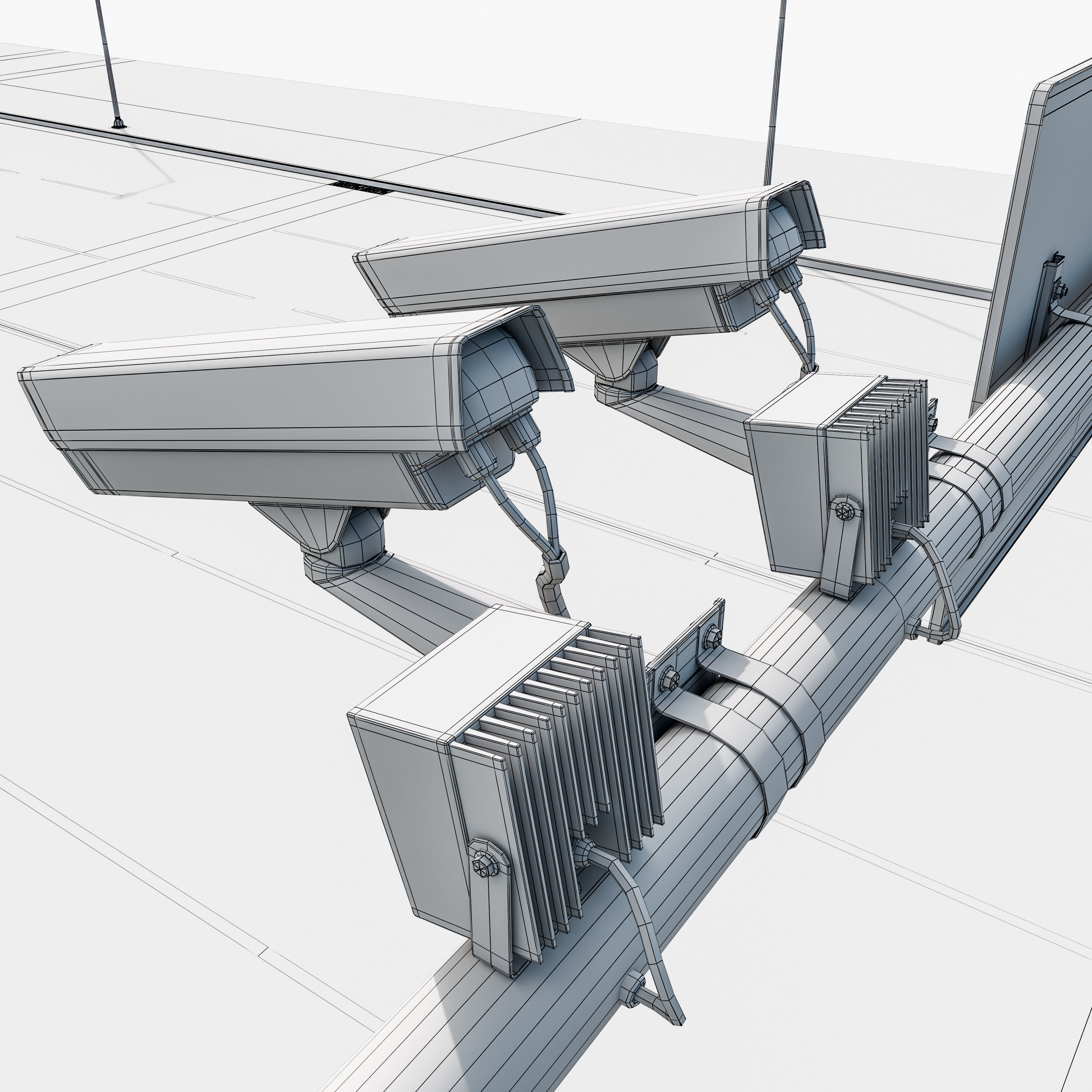 Road Fothpath Pack Low-poly 3D model_53