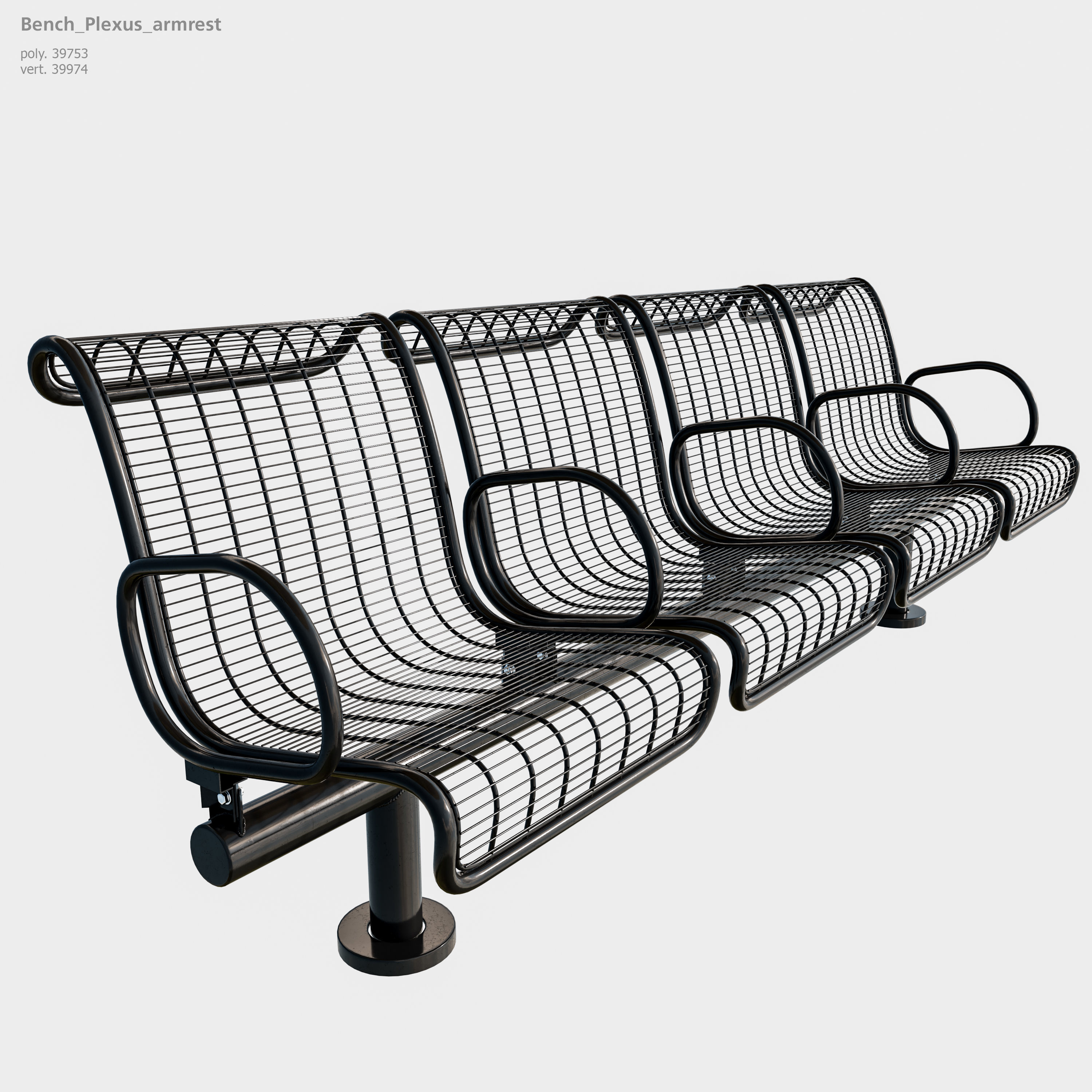 Road Fothpath Pack Low-poly 3D model_16