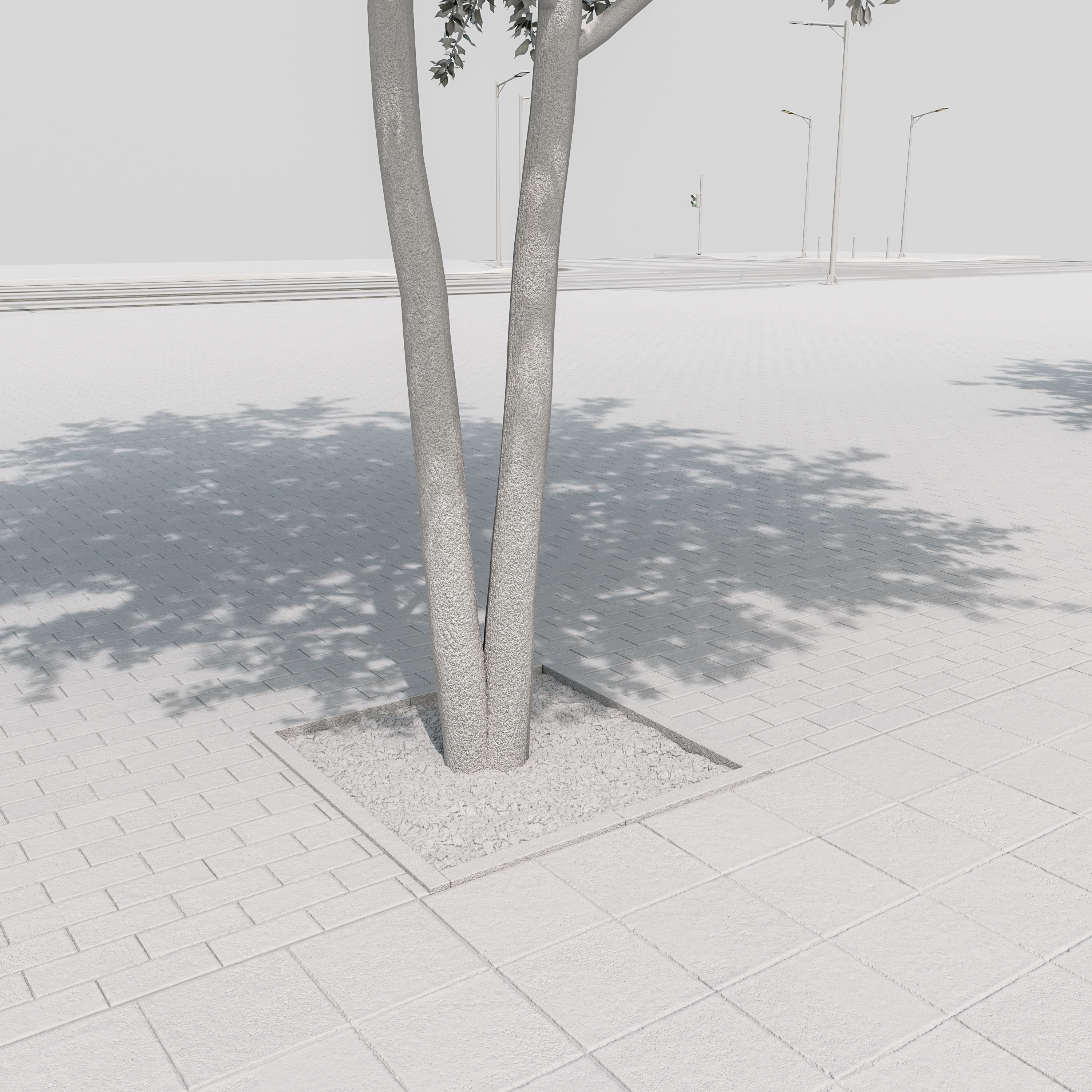 Road Fothpath Pack Low-poly 3D model_46