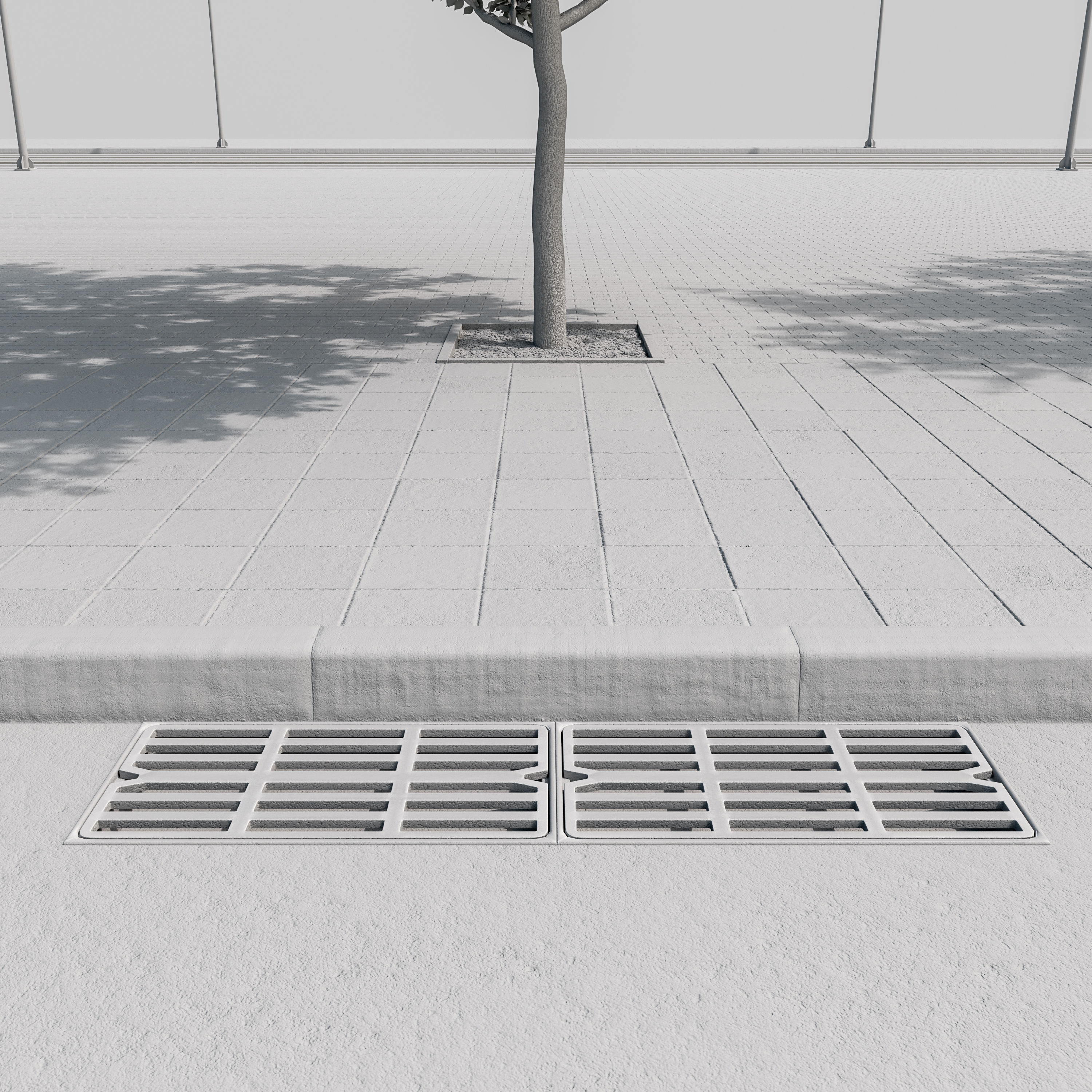 Road Fothpath Pack Low-poly 3D model_45