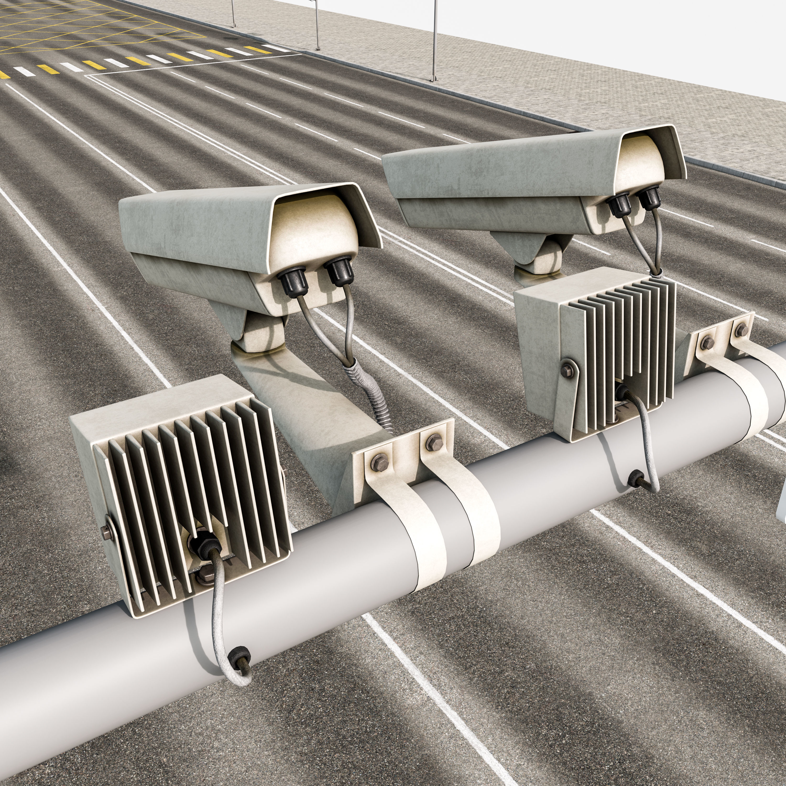 Road Fothpath Pack Low-poly 3D model_25