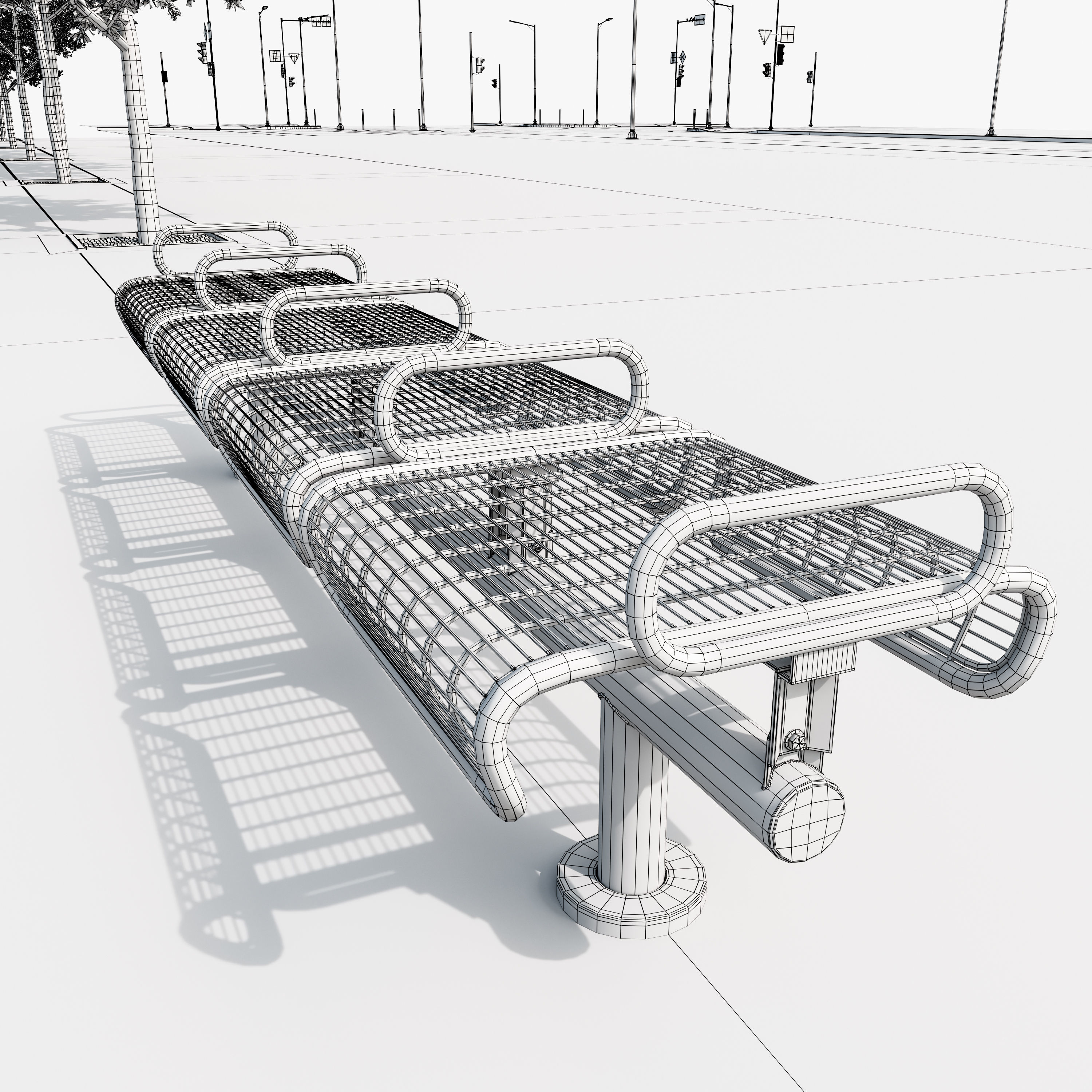 Road Fothpath Pack Low-poly 3D model_55