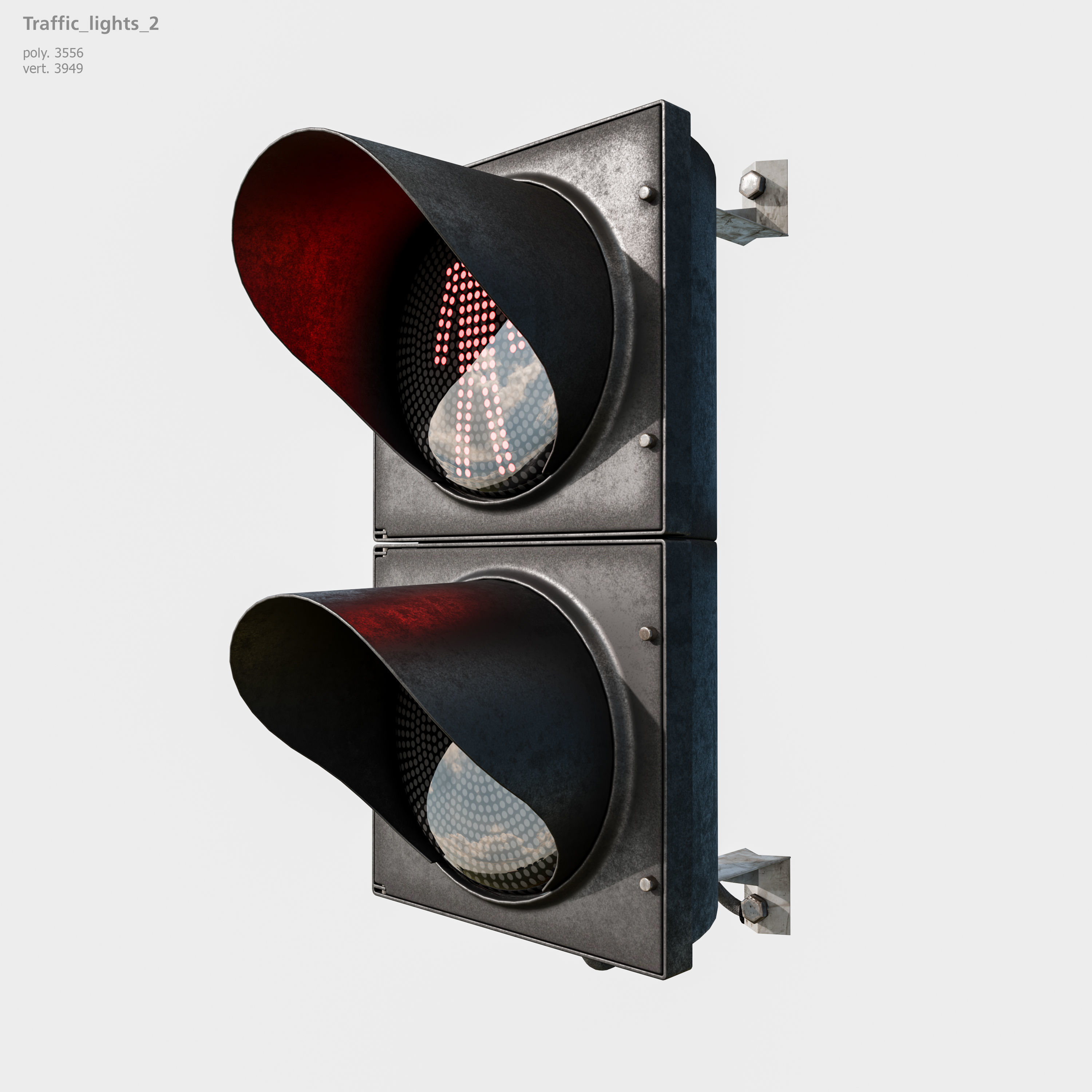 Road Fothpath Pack Low-poly 3D model_11