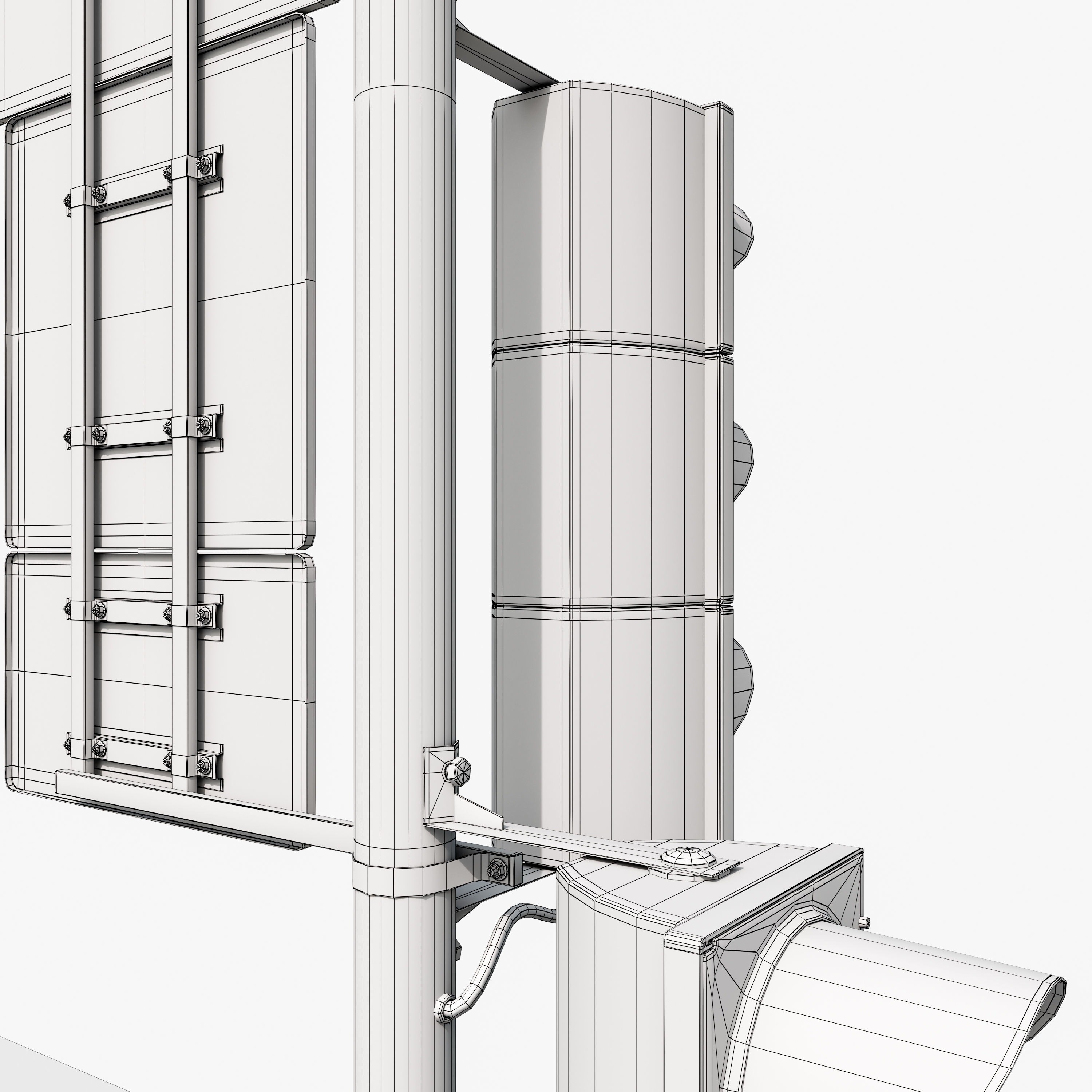 Road Fothpath Pack Low-poly 3D model_50