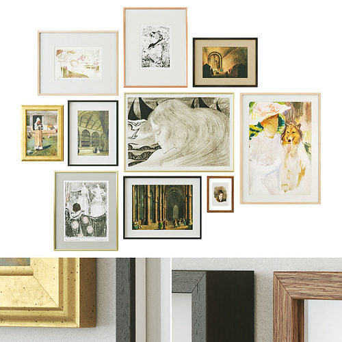 Gallery Wall 59 3D model