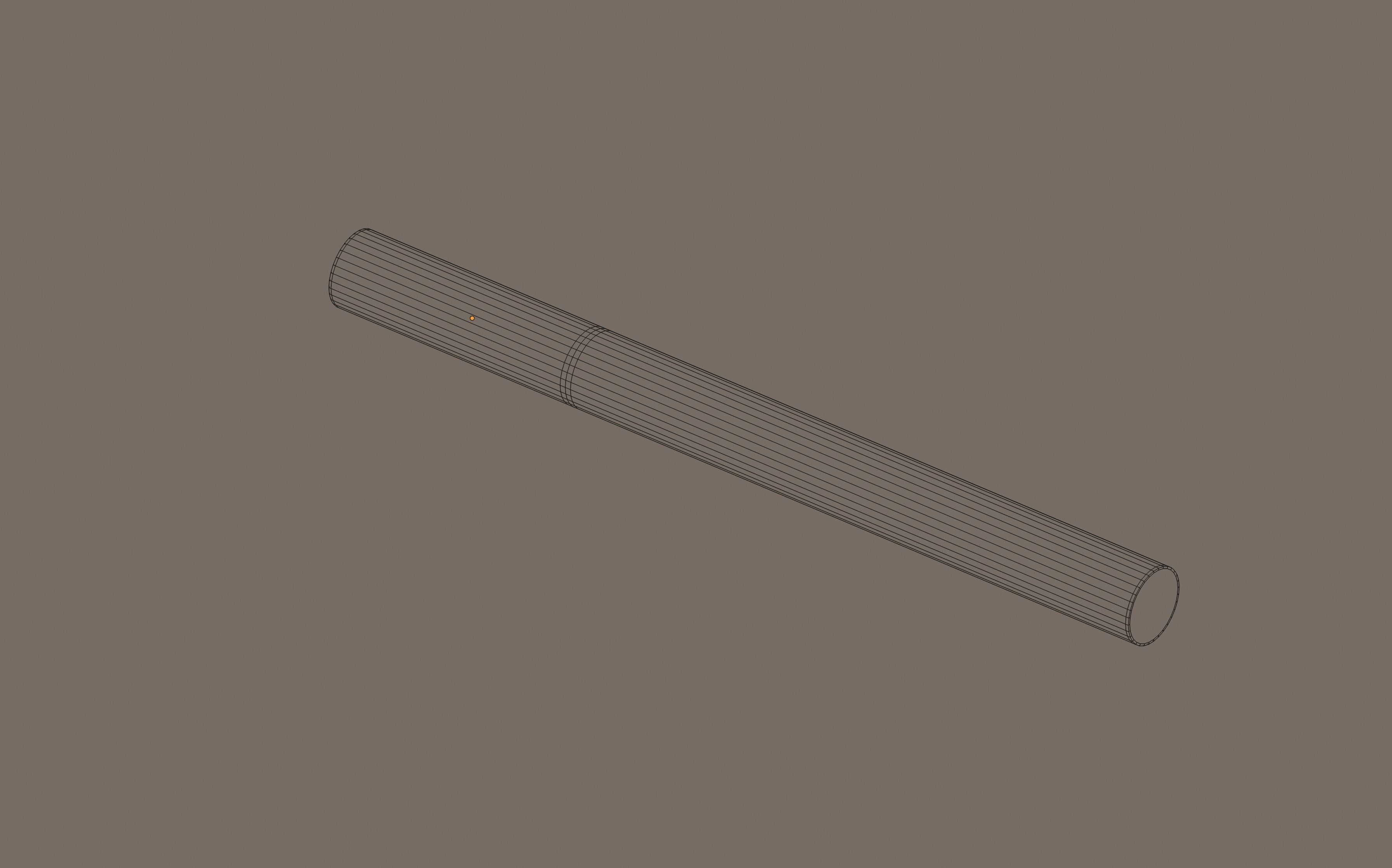 Cigarette Low-poly 3D model_9
