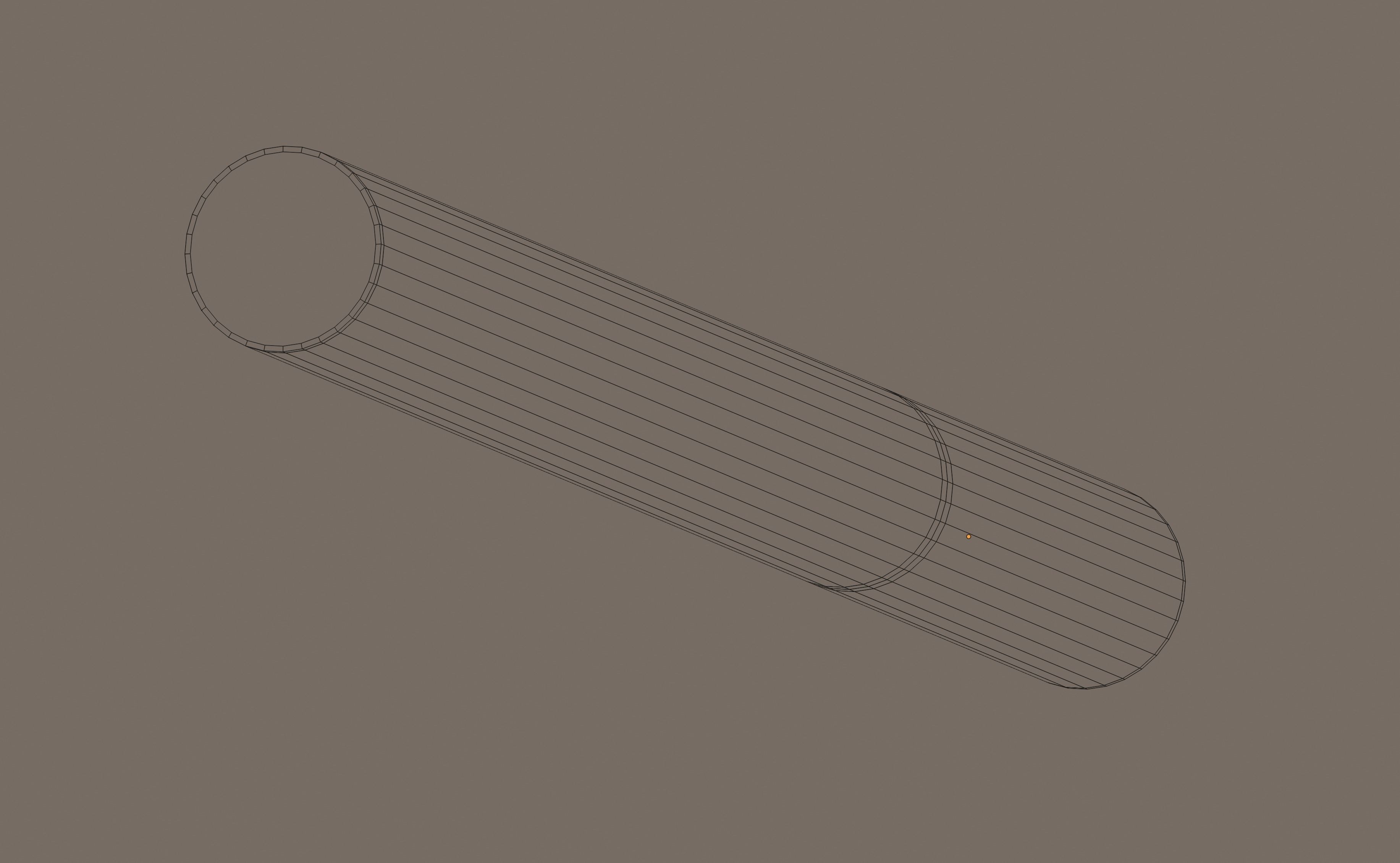 Cigarette Low-poly 3D model_10