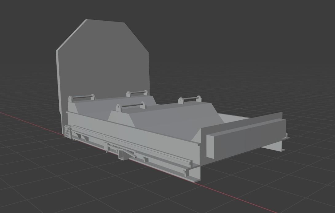 H0 1-87 scale Sahimms 900 freight car 3D print model_12