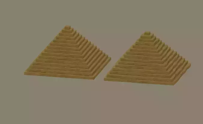 Pyramid Low-poly 3D model