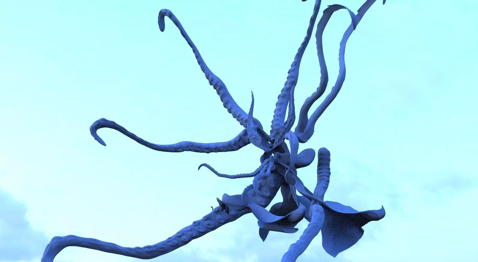 Octopus Monster 3D model_0