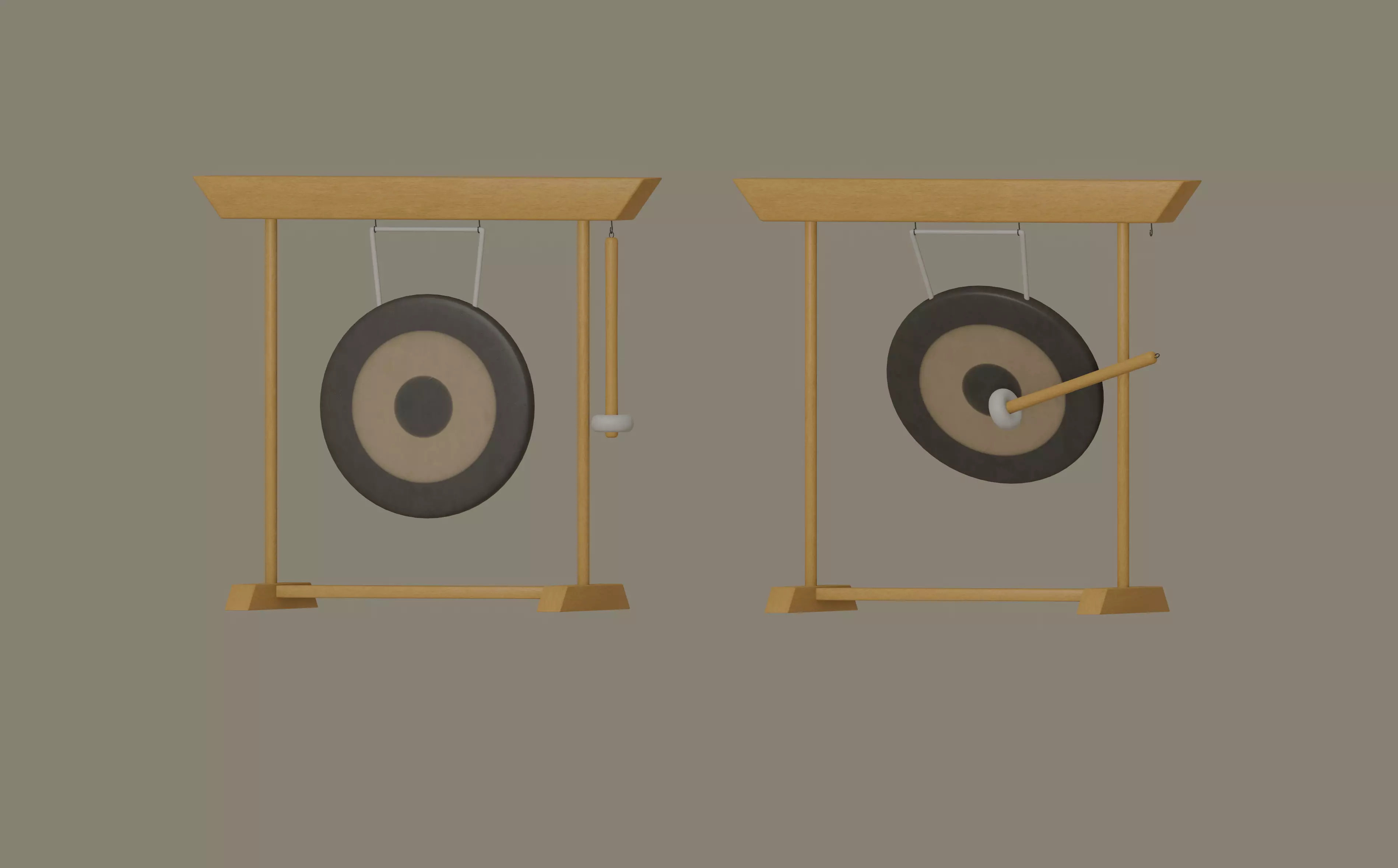 Gong model 3D model