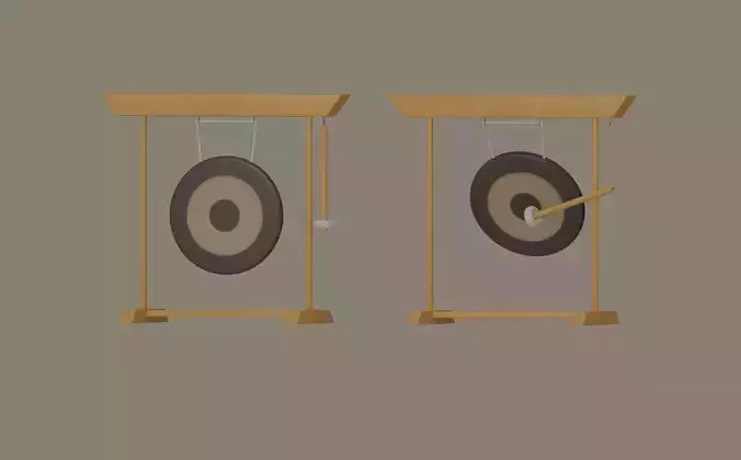 Gong model 3D model