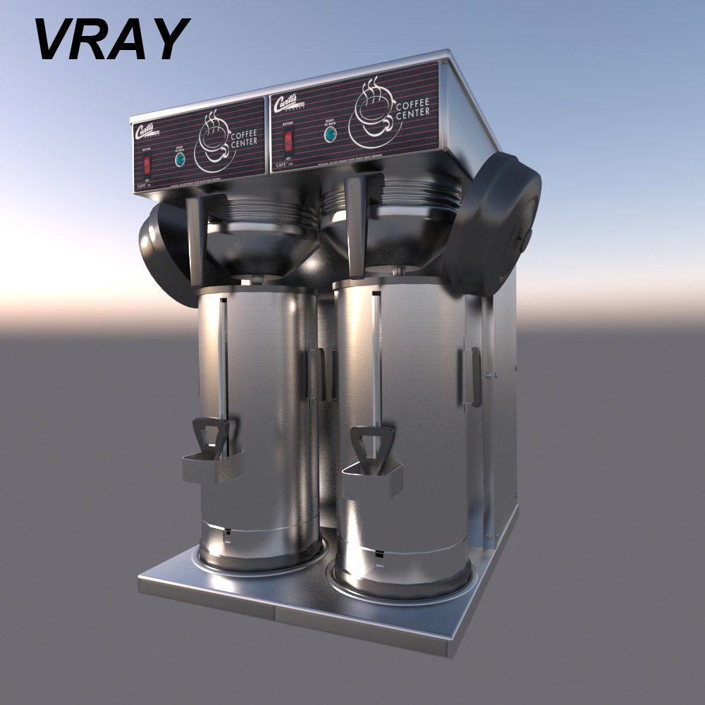 Commercial Coffee Maker 3D model_1