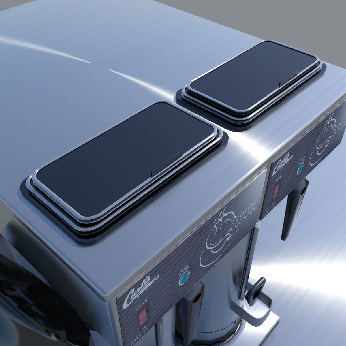 Commercial Coffee Maker 3D model_9