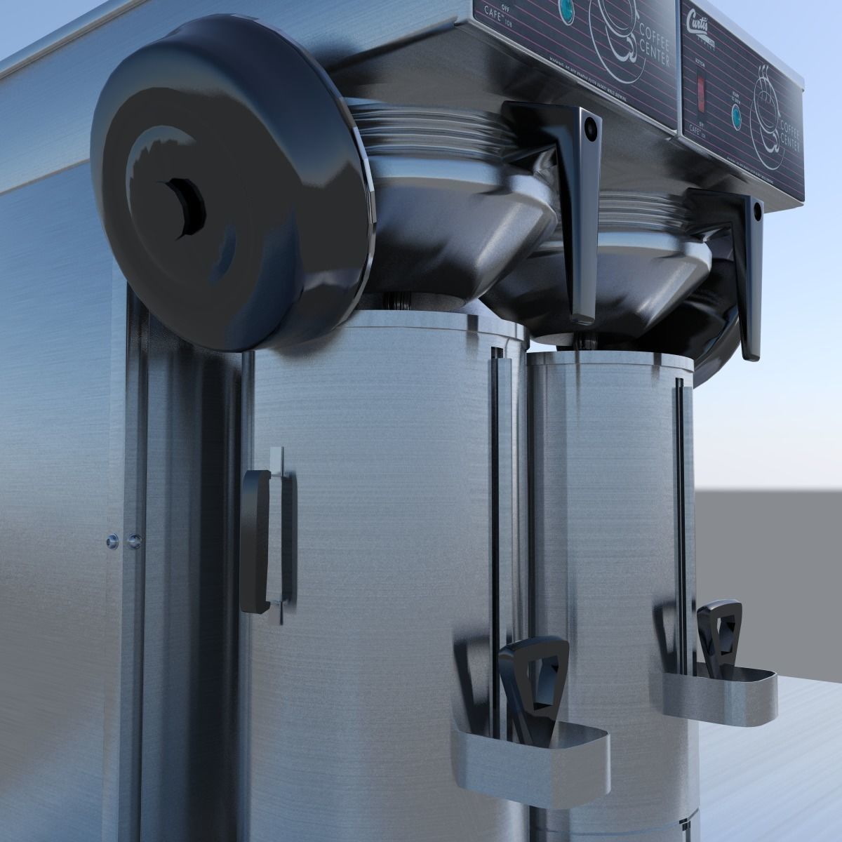 Commercial Coffee Maker 3D model_10
