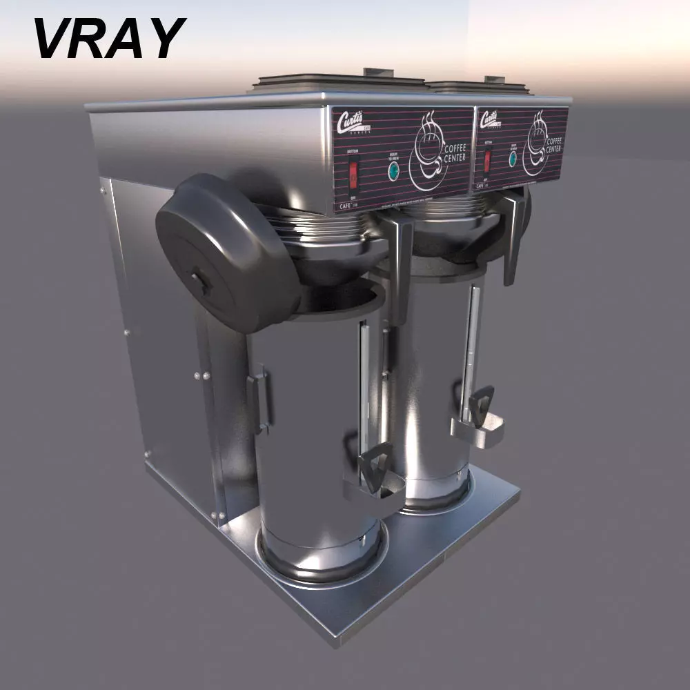 Commercial Coffee Maker 3D model_0
