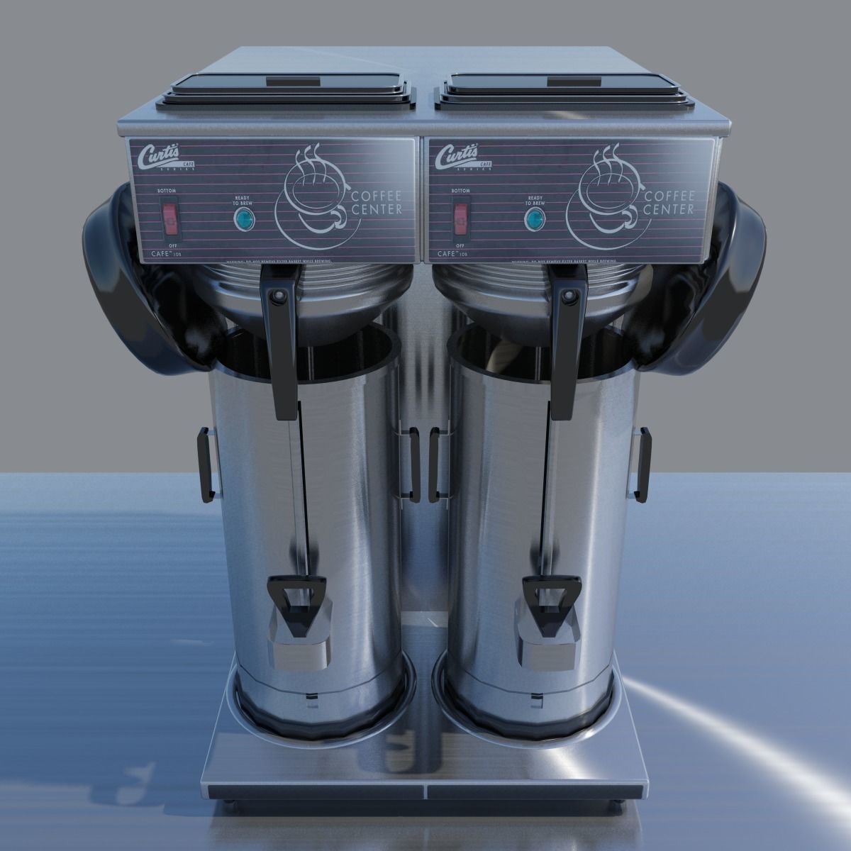 Commercial Coffee Maker 3D model_4