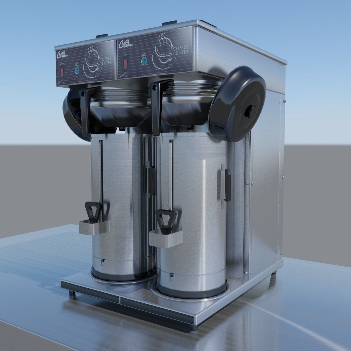 Commercial Coffee Maker 3D model_5