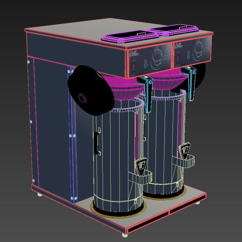 Commercial Coffee Maker 3D model_12