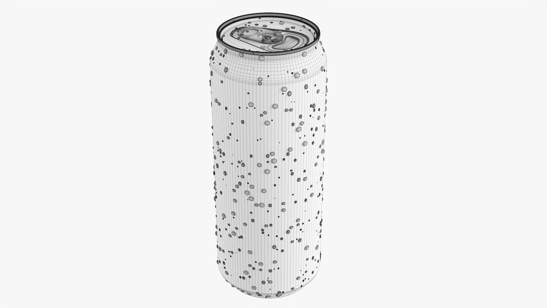 Standard beverage wet can 500 ml 16-9 oz 3D model_6