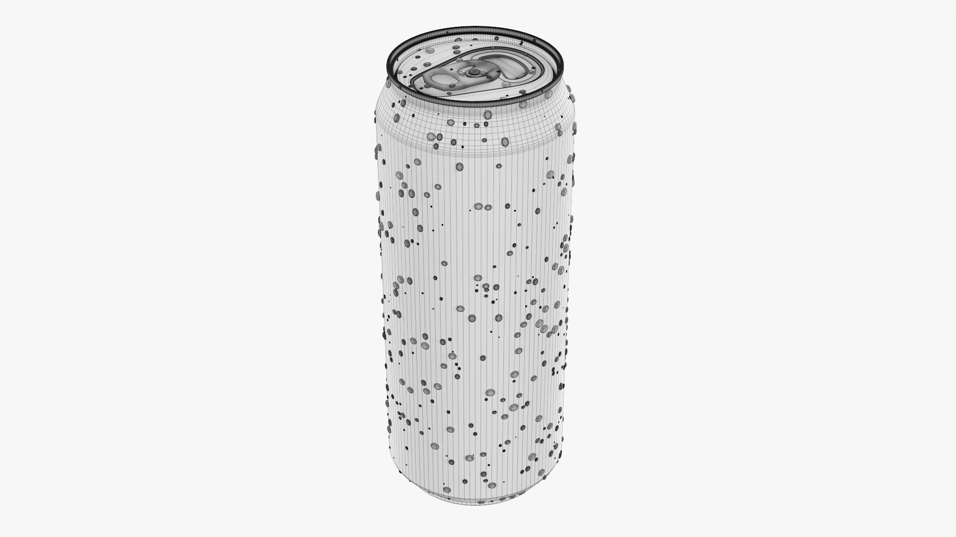 Standard beverage wet can 500 ml 16-9 oz 3D model_7